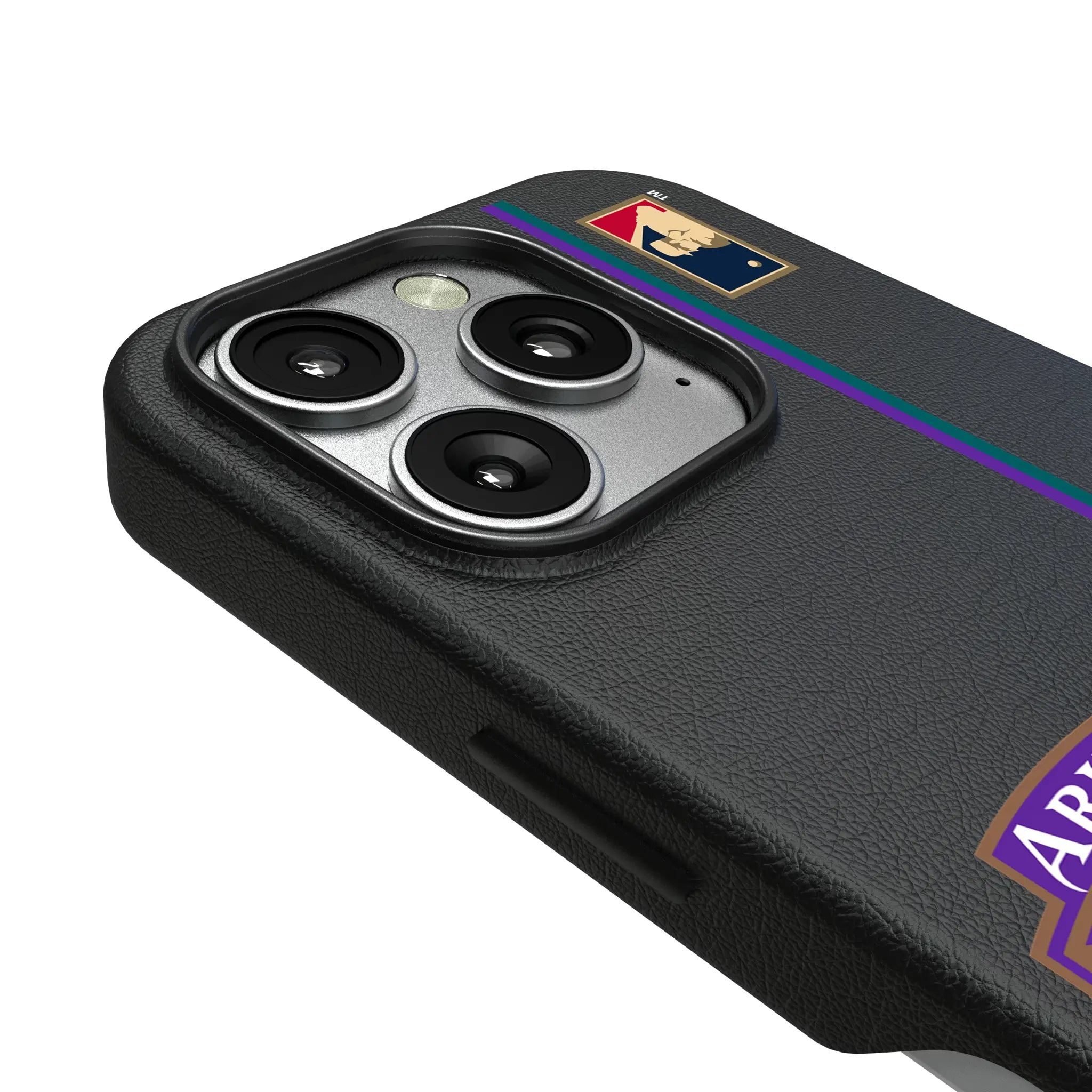 Arizona Diamondbacks 1999-2006 - Cooperstown Collection Sidebar iPhone MagSafe Compatible Phone Case for Apple iPhone - Detail