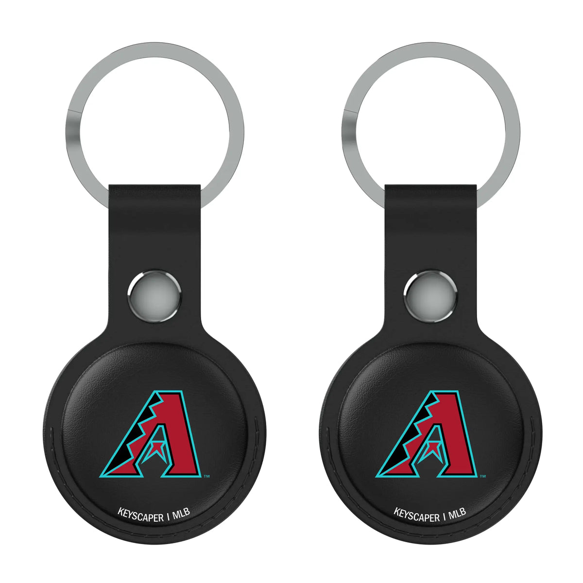 Arizona Diamondbacks Insignia AirTag Black Airtag Holder 2-Pack