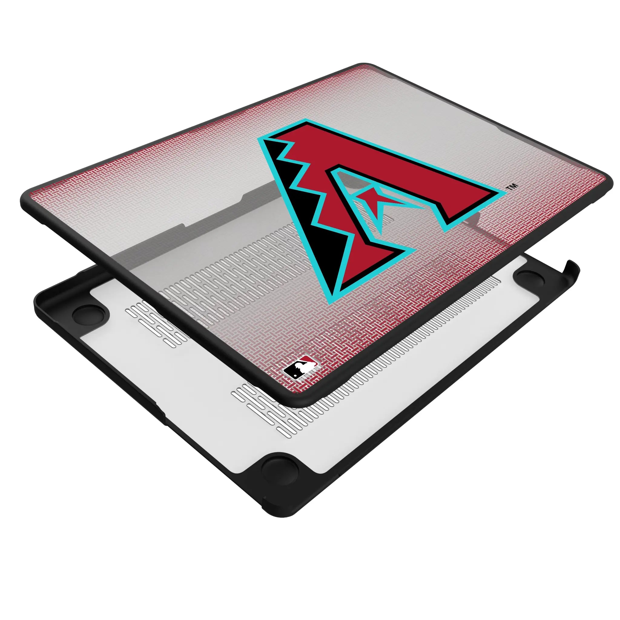 Arizona Diamondbacks Linen MacBook Laptop Case for Apple MacBook - Isometric View