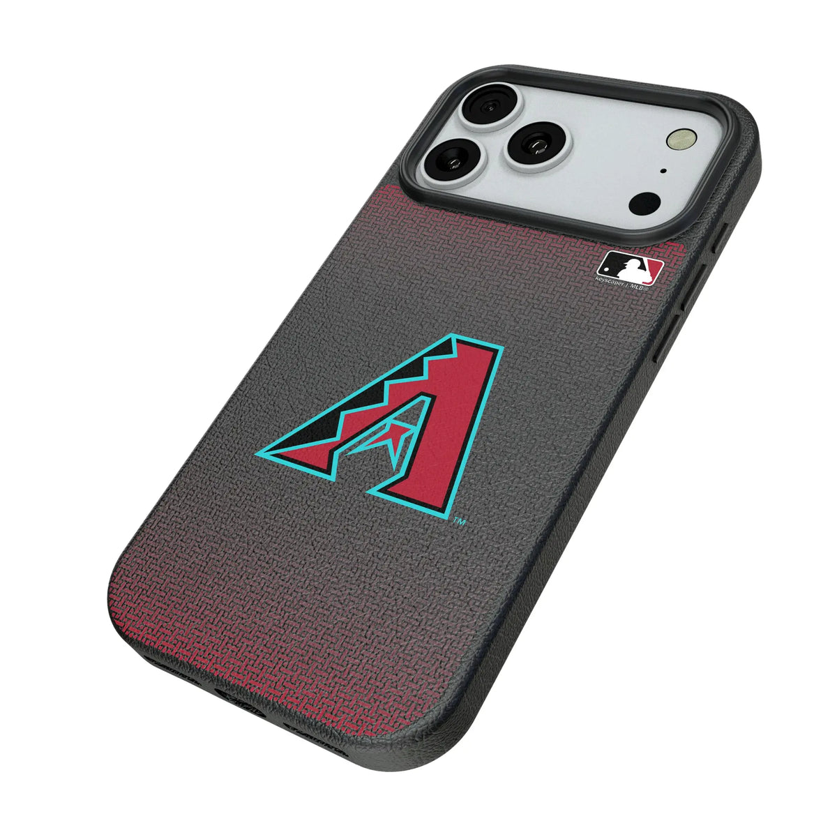 Arizona Diamondbacks Linen iPhone MagSafe Compatible Phone Case for Apple iPhone - Isometric View#Device_iPhone 18 Pro Max