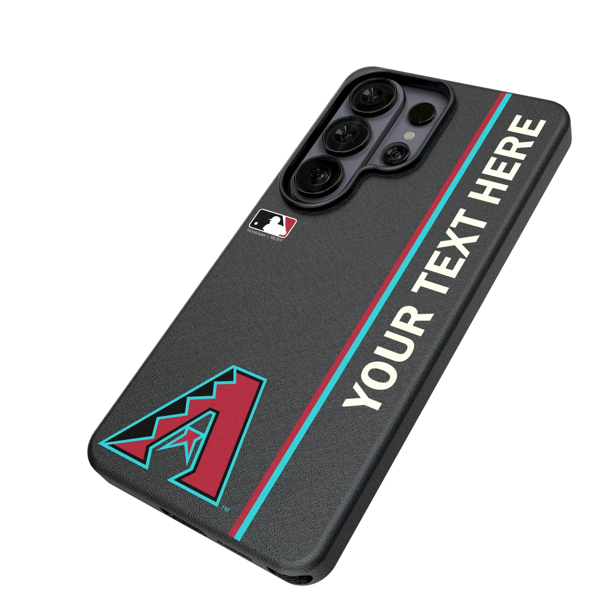 Arizona Diamondbacks Personalized Sidebard Galaxy MagSafe Compatible Phone Case for Samsung Galaxy - Isometric View#Device_Galaxy S26 Ultra