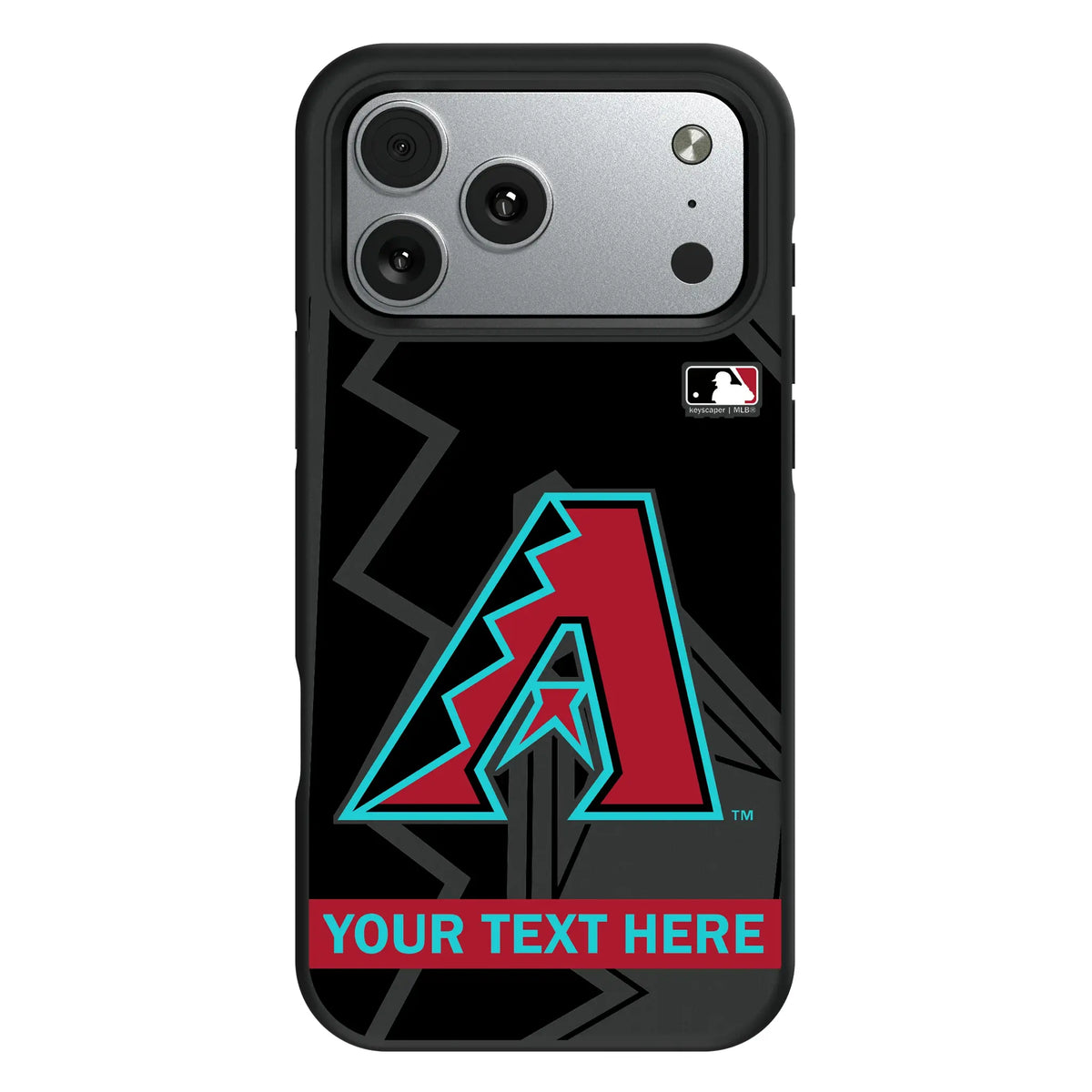 Arizona Diamondbacks Personalized Tilt iPhone Bump Phone Case for Apple iPhone#Device_iPhone 17 Pro Max