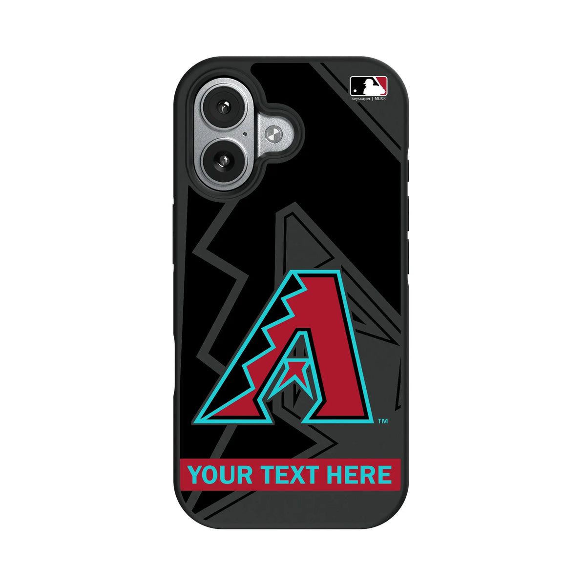 Arizona Diamondbacks Personalized Tilt iPhone Bump Phone Case for Apple iPhone#Device_iPhone 17