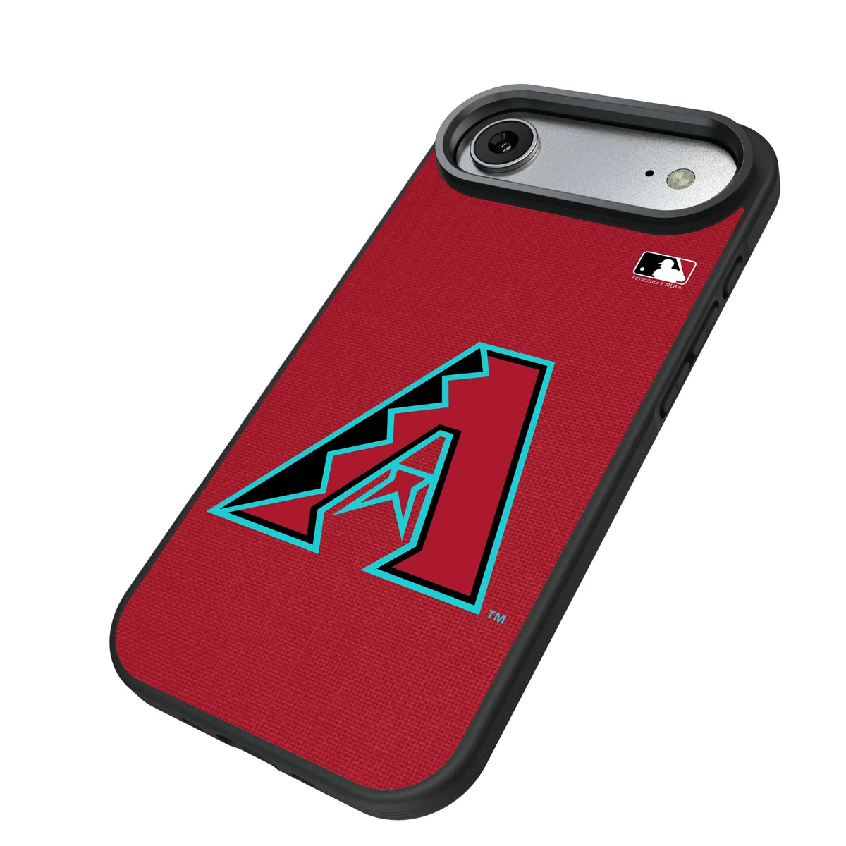 Arizona Diamondbacks Solid iPhone Bump Phone Case for Apple iPhone - Isometric View#Device_iPhone Air
