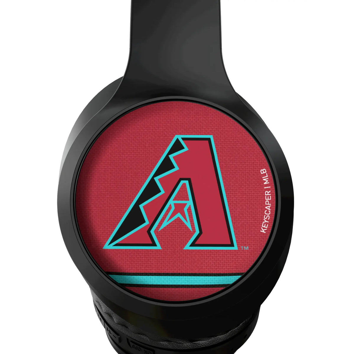 Arizona Diamondbacks Stripe Wireless Over-Ear Headphones With Case - Detail