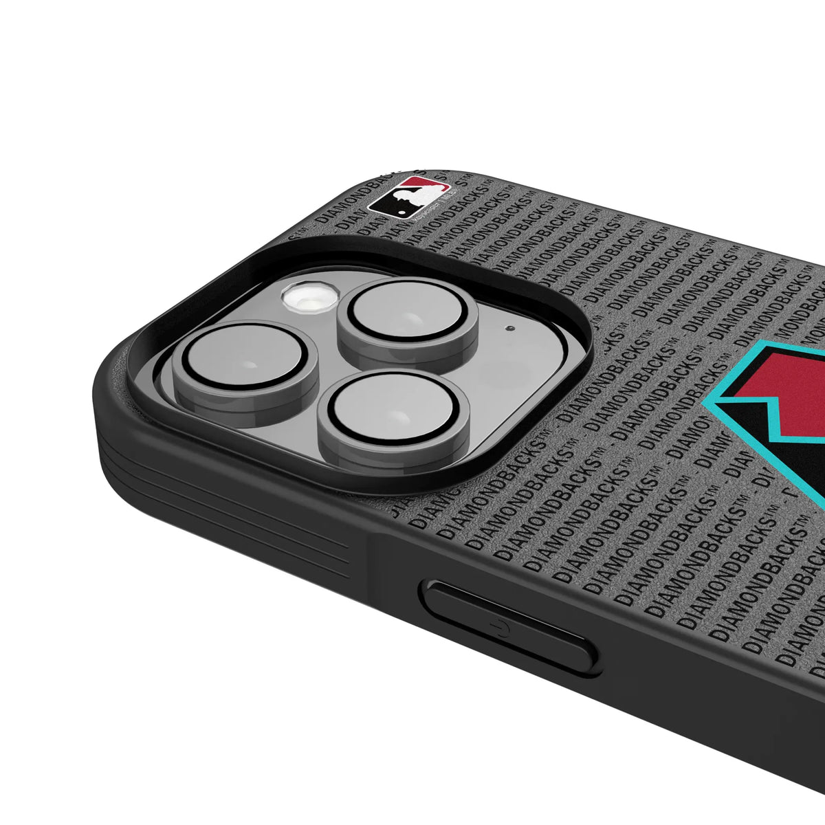 Arizona Diamondbacks Text Backdrop iPhone Bump Phone Case for Apple iPhone - Detail