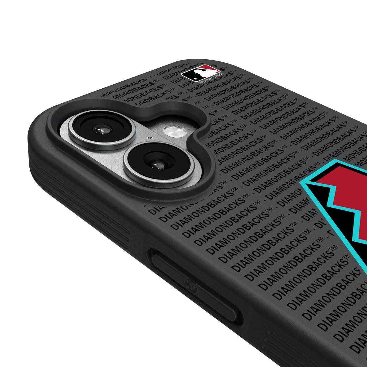 Arizona Diamondbacks Text Backdrop iPhone Bump Phone Case for Apple iPhone - Detail#Device_iPhone 17