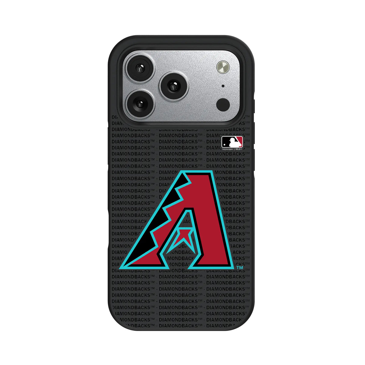 Arizona Diamondbacks Text Backdrop iPhone Bump Phone Case for Apple iPhone#Device_iPhone 17 Pro