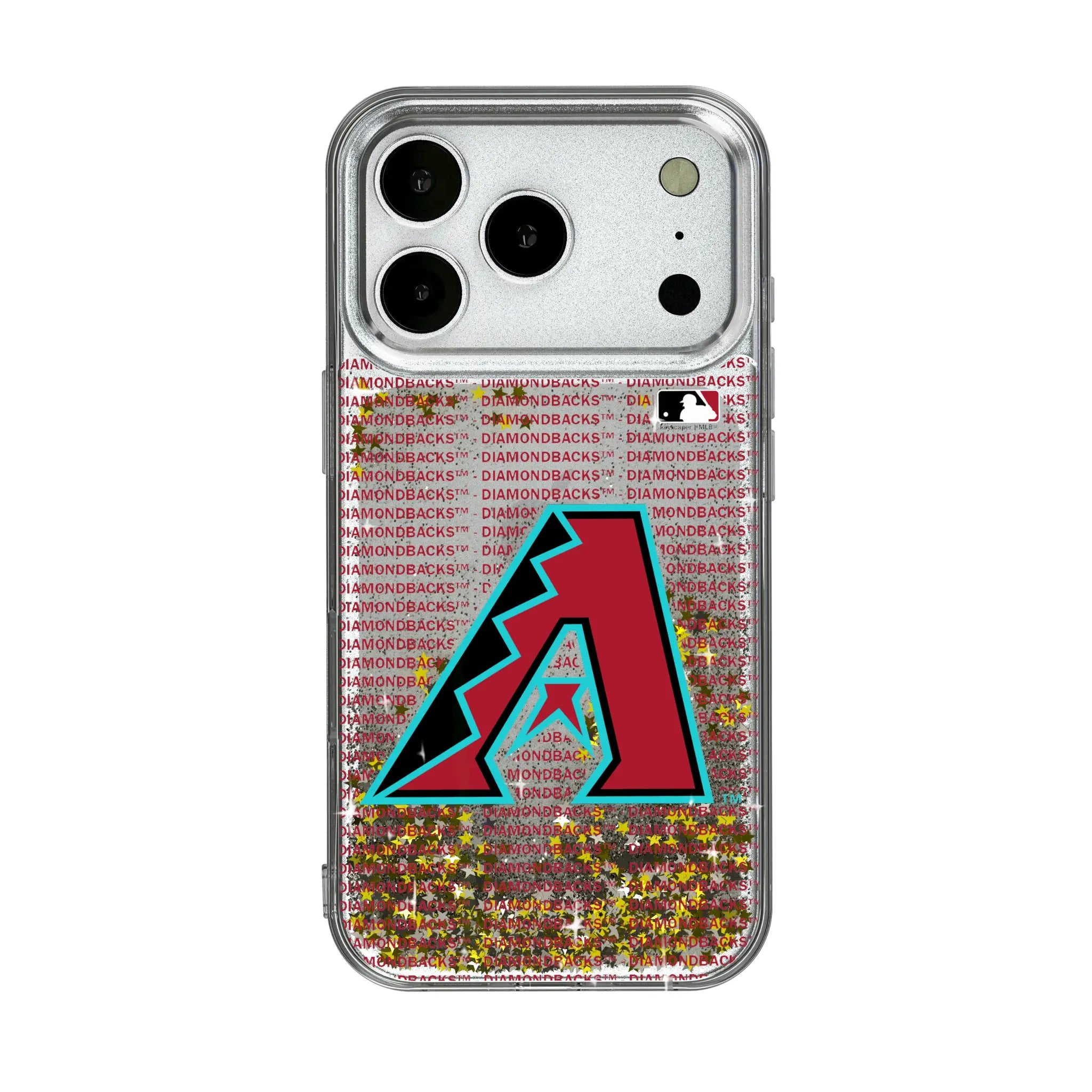 Arizona Diamondbacks Text Backdrop iPhone Glitter Phone Case for Apple iPhone