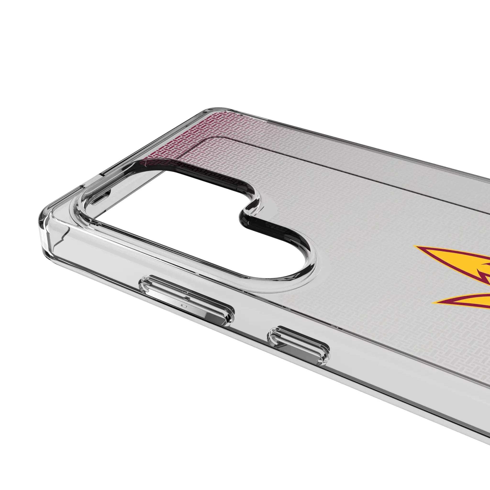 Arizona State University Sun Devils Linen Galaxy Clear Phone Case for Samsung Galaxy - Detail#Device_Galaxy S25 Ultra