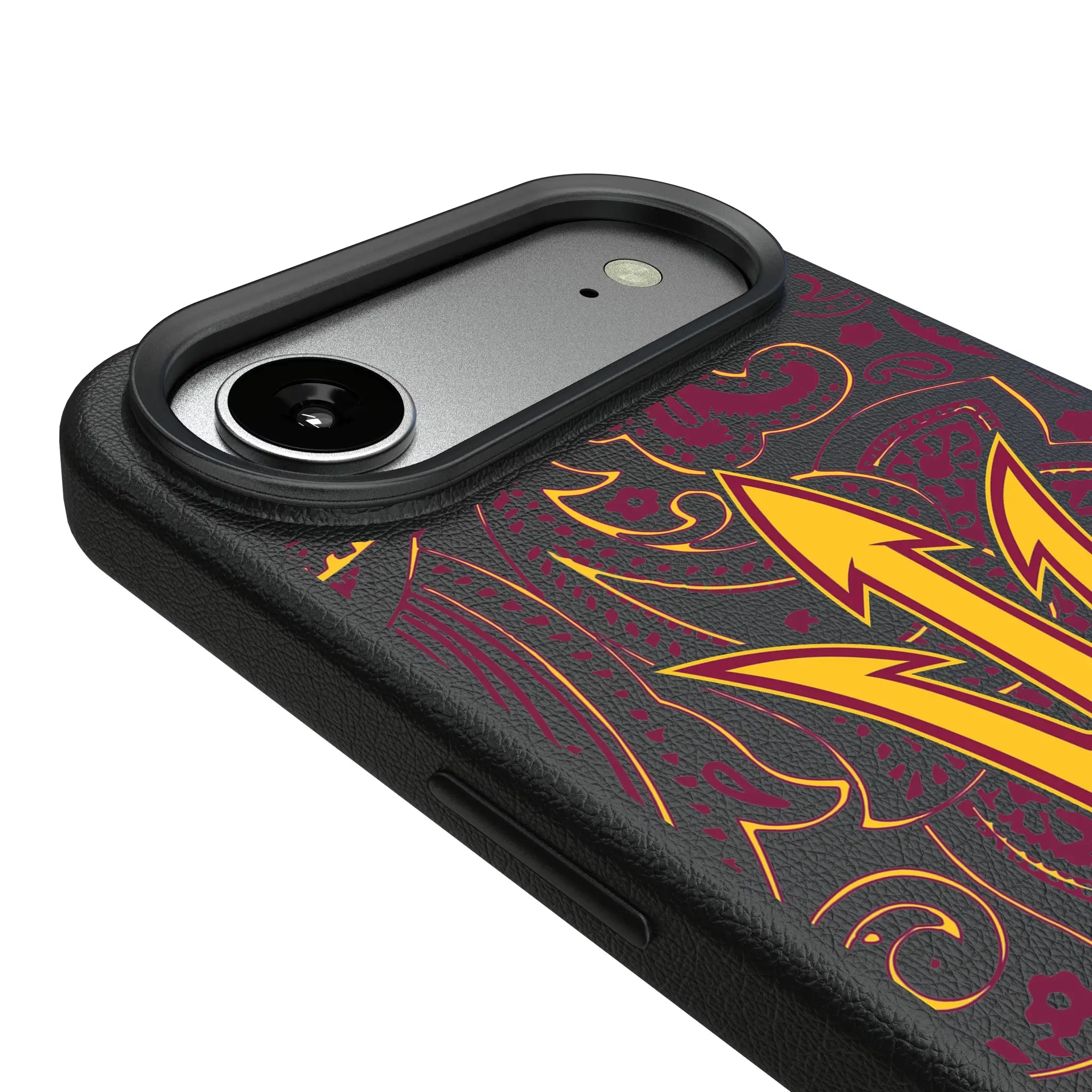 Arizona State University Sun Devils Paisley iPhone MagSafe Compatible Phone Case for Apple iPhone - Detail#Device_iPhone Air