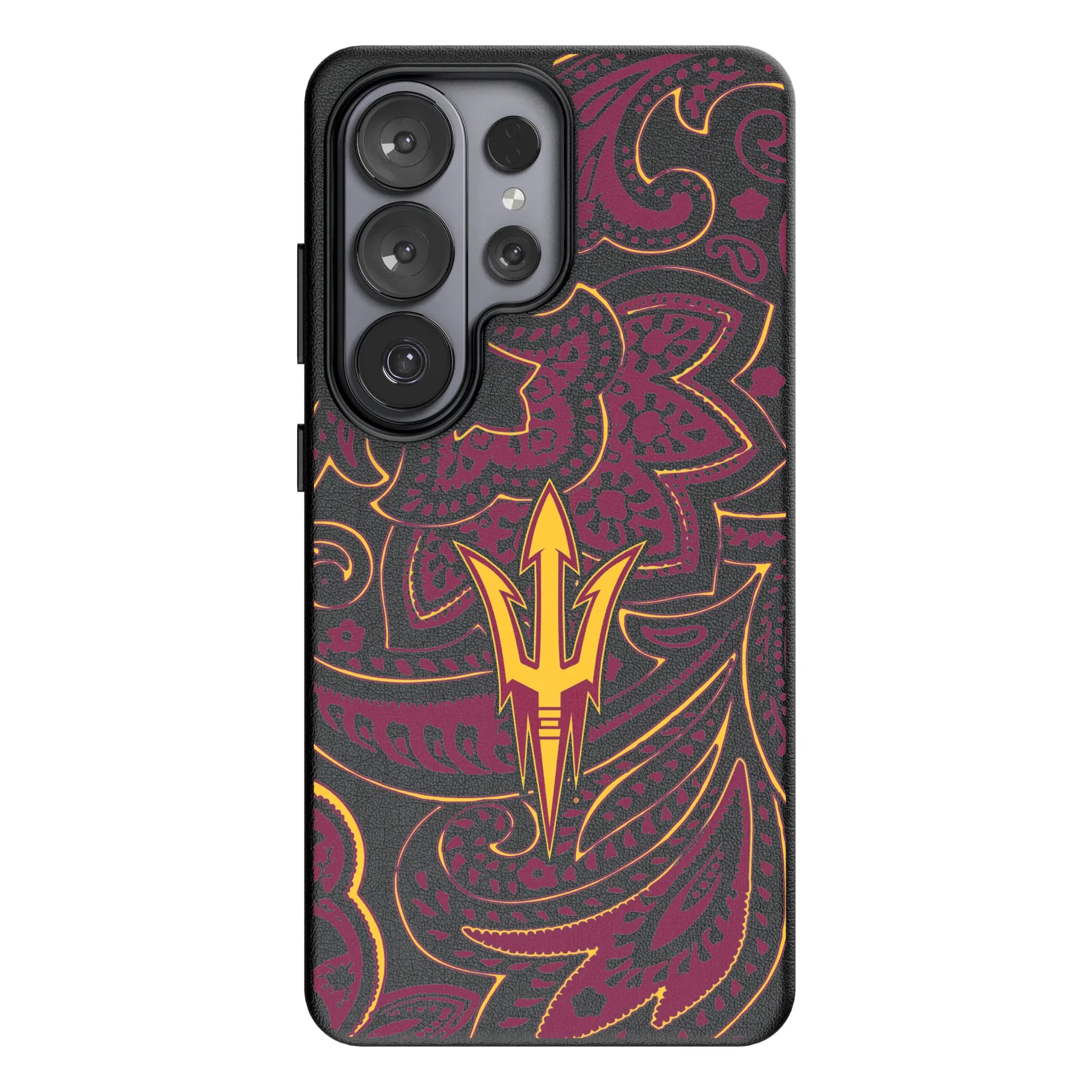 Arizona State University Sun Devils Paisley Galaxy MagSafe Compatible Phone Case for Samsung Galaxy#Device_Galaxy S26 Ultra