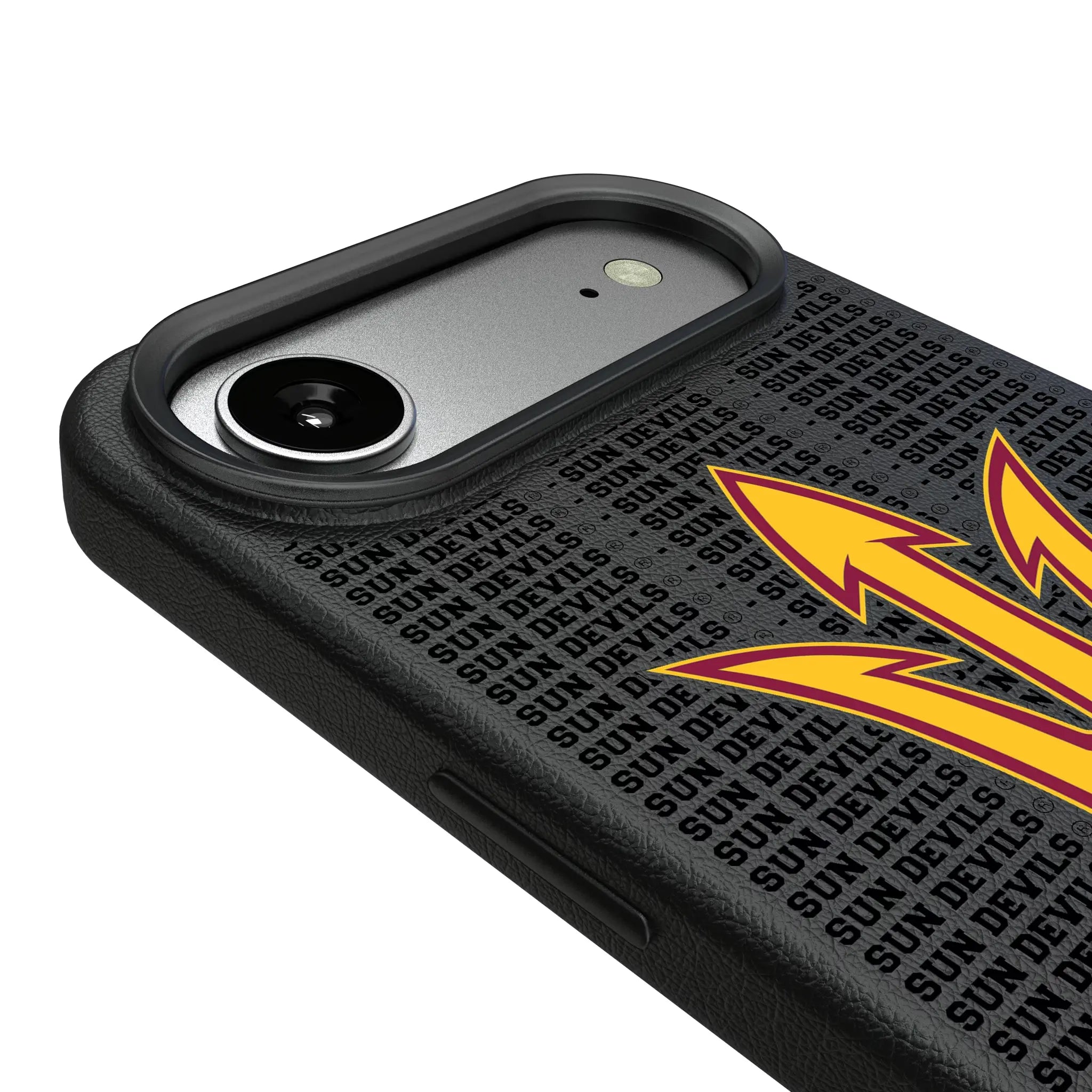 Arizona State University Sun Devils Text Backdrop iPhone MagSafe Compatible Phone Case for Apple iPhone - Detail#Device_iPhone Air
