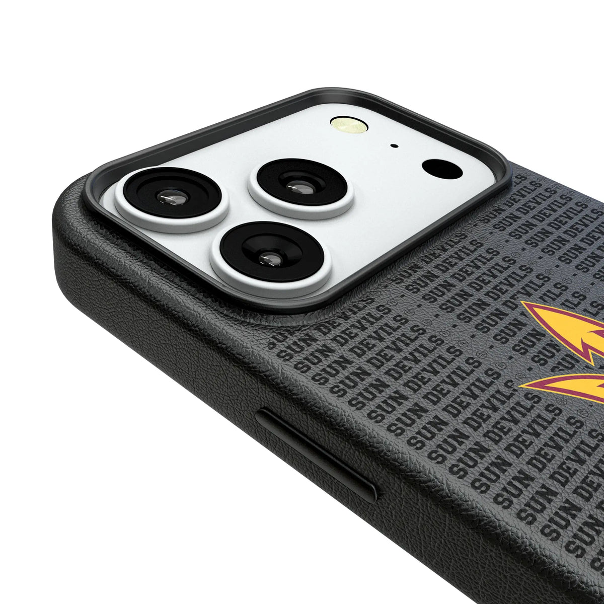 Arizona State University Sun Devils Text Backdrop iPhone MagSafe Compatible Phone Case for Apple iPhone - Detail#Device_iPhone 18 Pro
