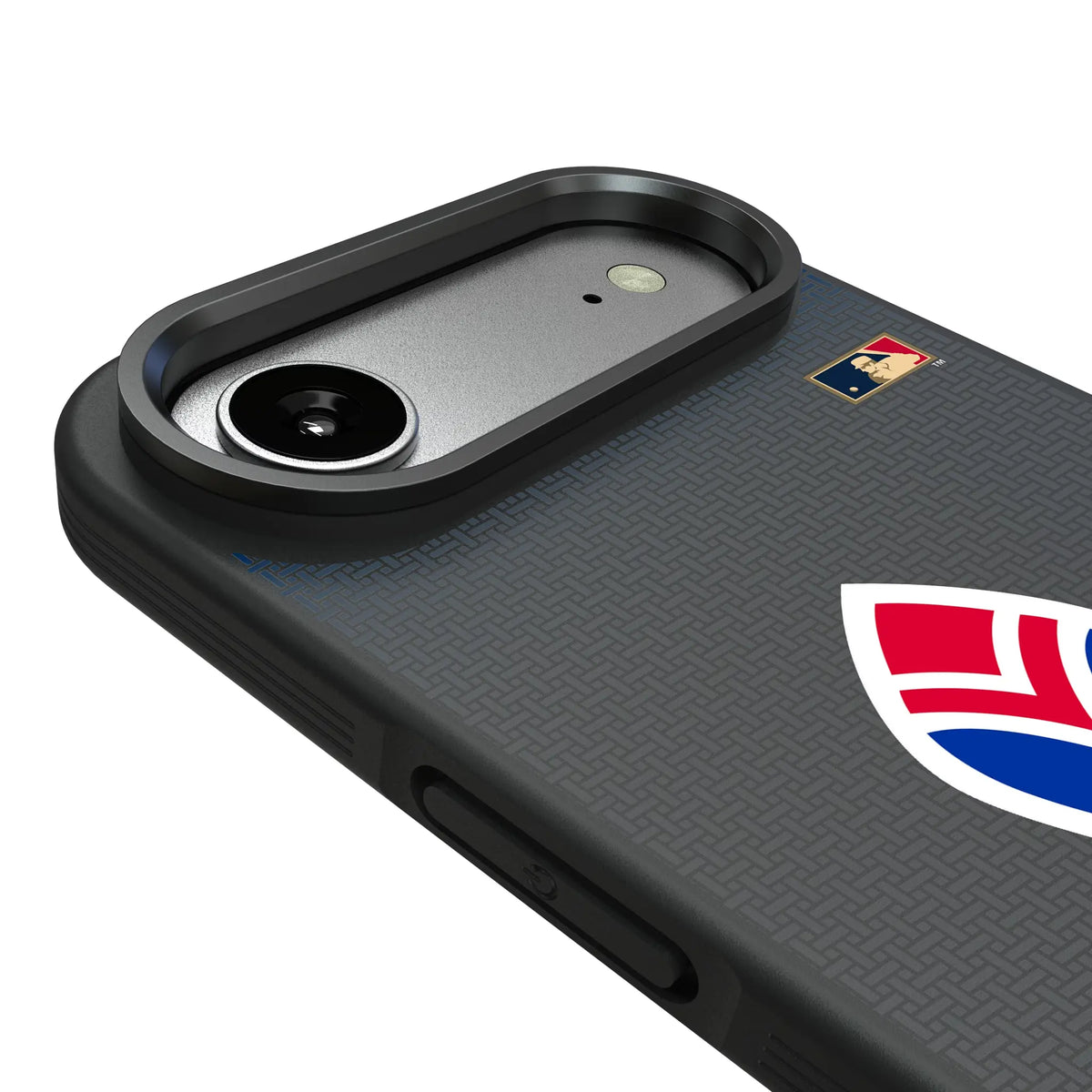 Atlanta Braves 1972-1975 - Cooperstown Collection Linen iPhone Bump Phone Case for Apple iPhone - Detail#Device_iPhone Air