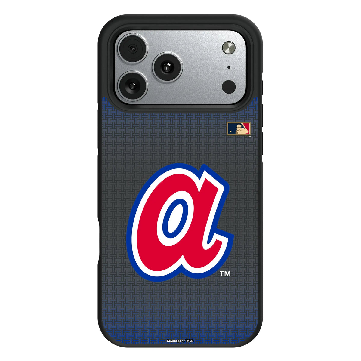 Atlanta Braves 1972-1980 - Cooperstown Collection Linen iPhone Bump Phone Case for Apple iPhone#Device_iPhone 17 Pro Max