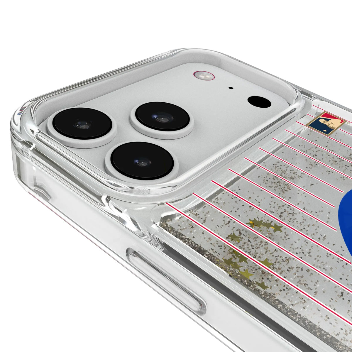 Atlanta Braves 1972-1980 - Cooperstown Collection Pinstripe iPhone Glitter Phone Case for Apple iPhone - Detail#Device_iPhone 18 Pro Max