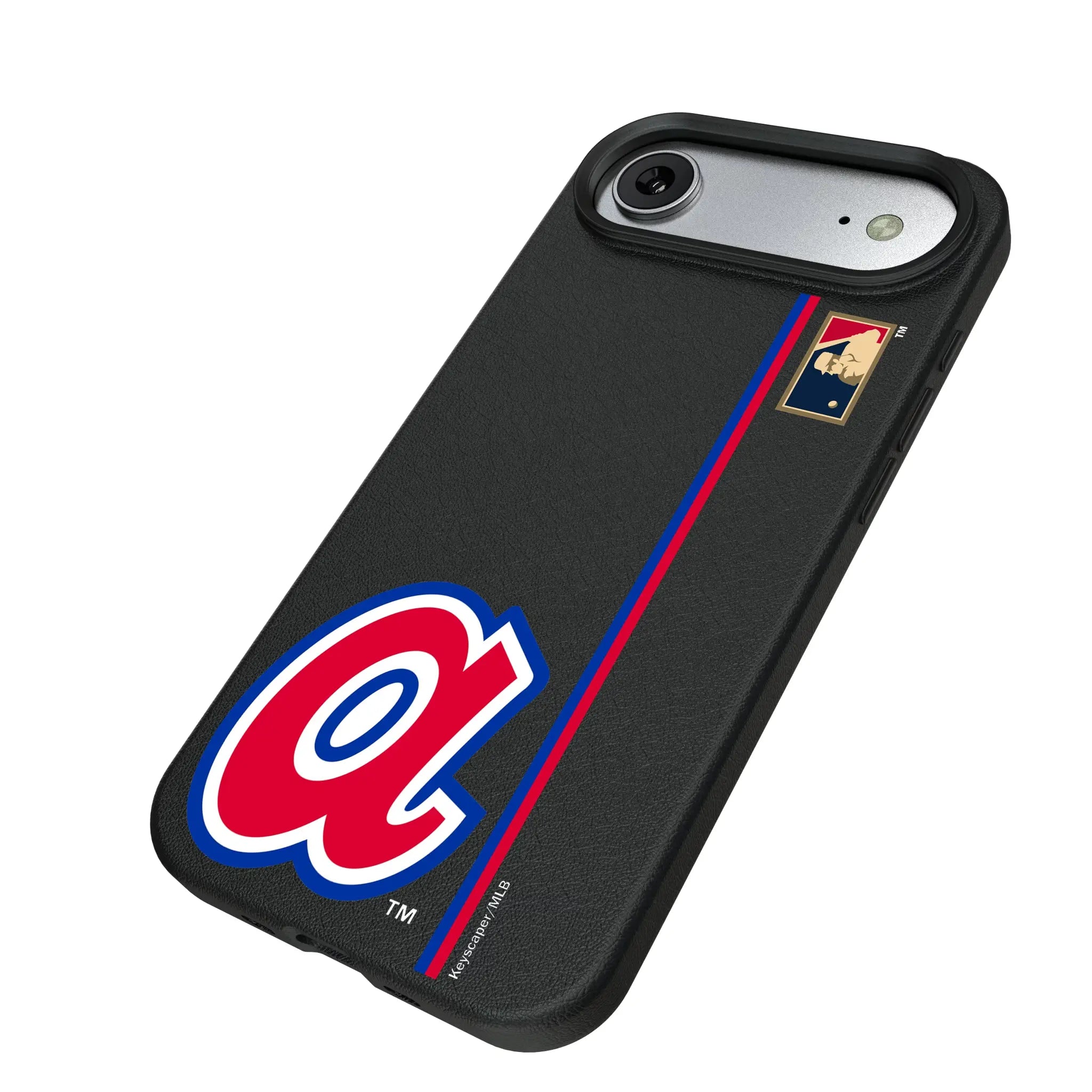 Atlanta Braves 1972-1980 - Cooperstown Collection Sidebar iPhone MagSafe Compatible Phone Case for Apple iPhone - Isometric View#Device_iPhone Air