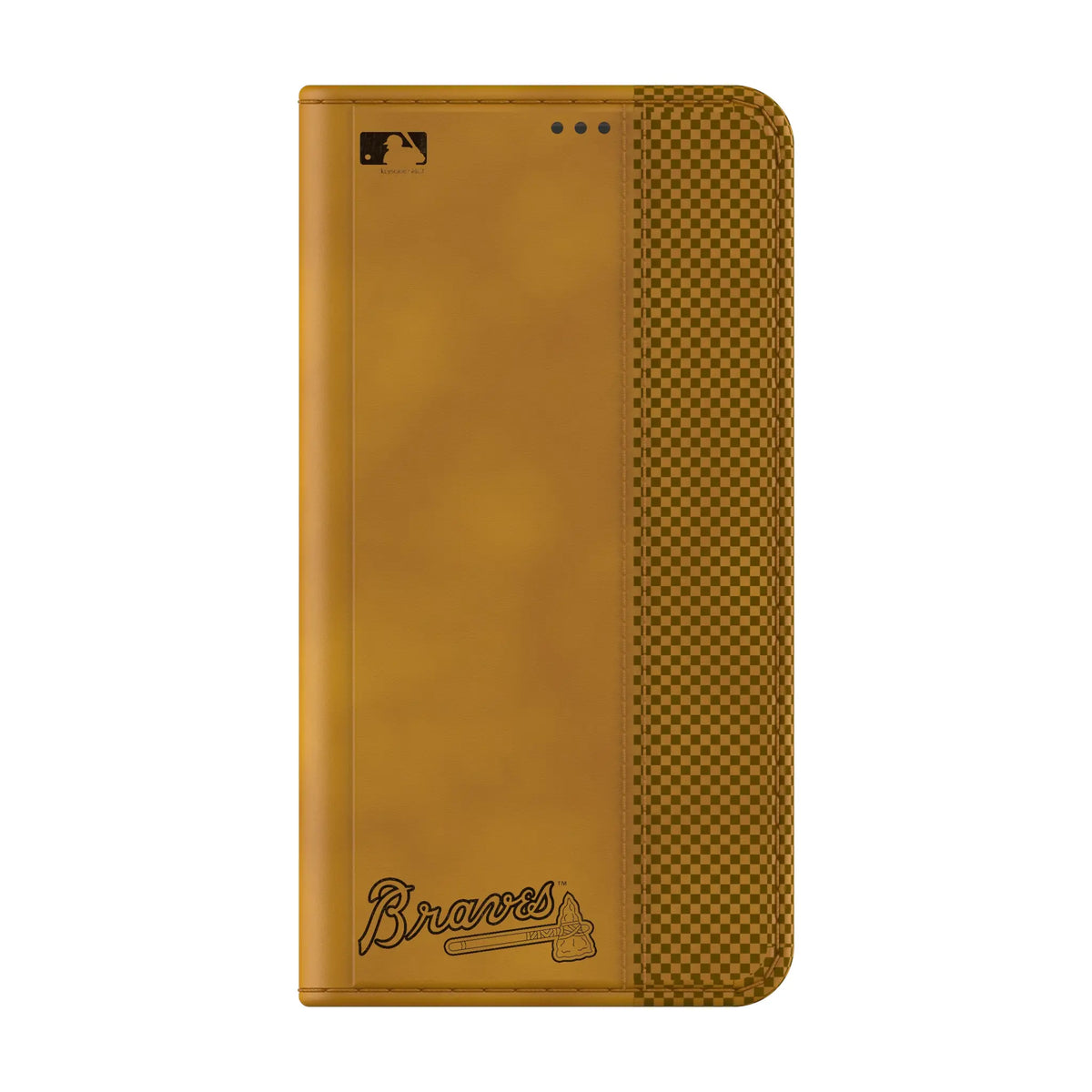 Atlanta Braves Burn Galaxy Folio Phone Case for Samsung Galaxy