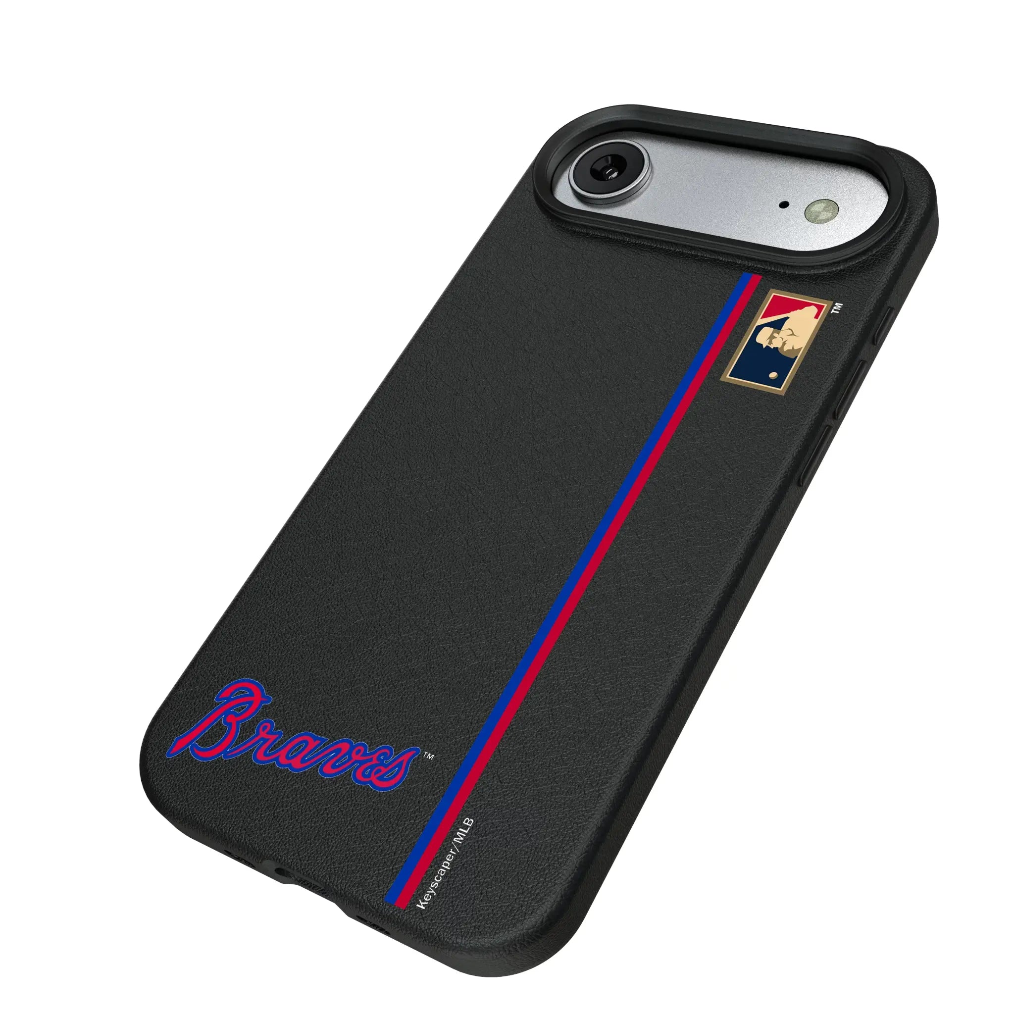 Atlanta Braves Home 2012 - Cooperstown Collection Sidebar iPhone MagSafe Compatible Phone Case for Apple iPhone - Isometric View#Device_iPhone Air