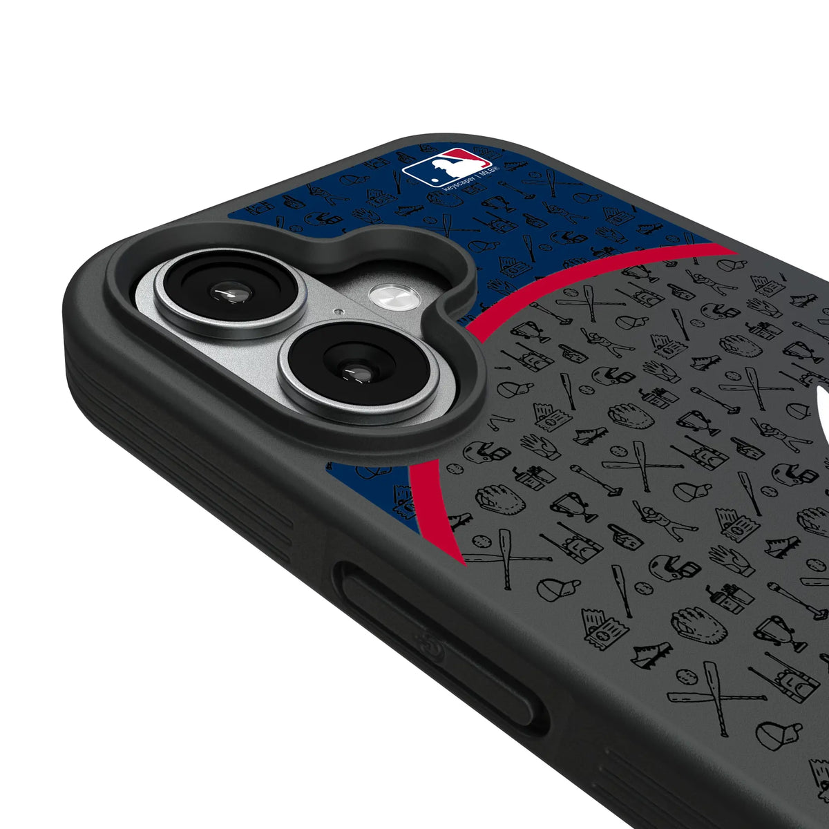 Atlanta Braves Personalized Circle iPhone Bump Phone Case for Apple iPhone - Detail#Device_iPhone 17
