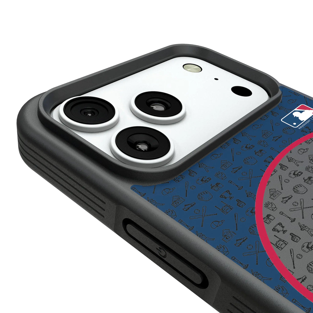 Atlanta Braves Personalized Circle iPhone Bump Phone Case for Apple iPhone - Detail#Device_iPhone 18 Pro Max
