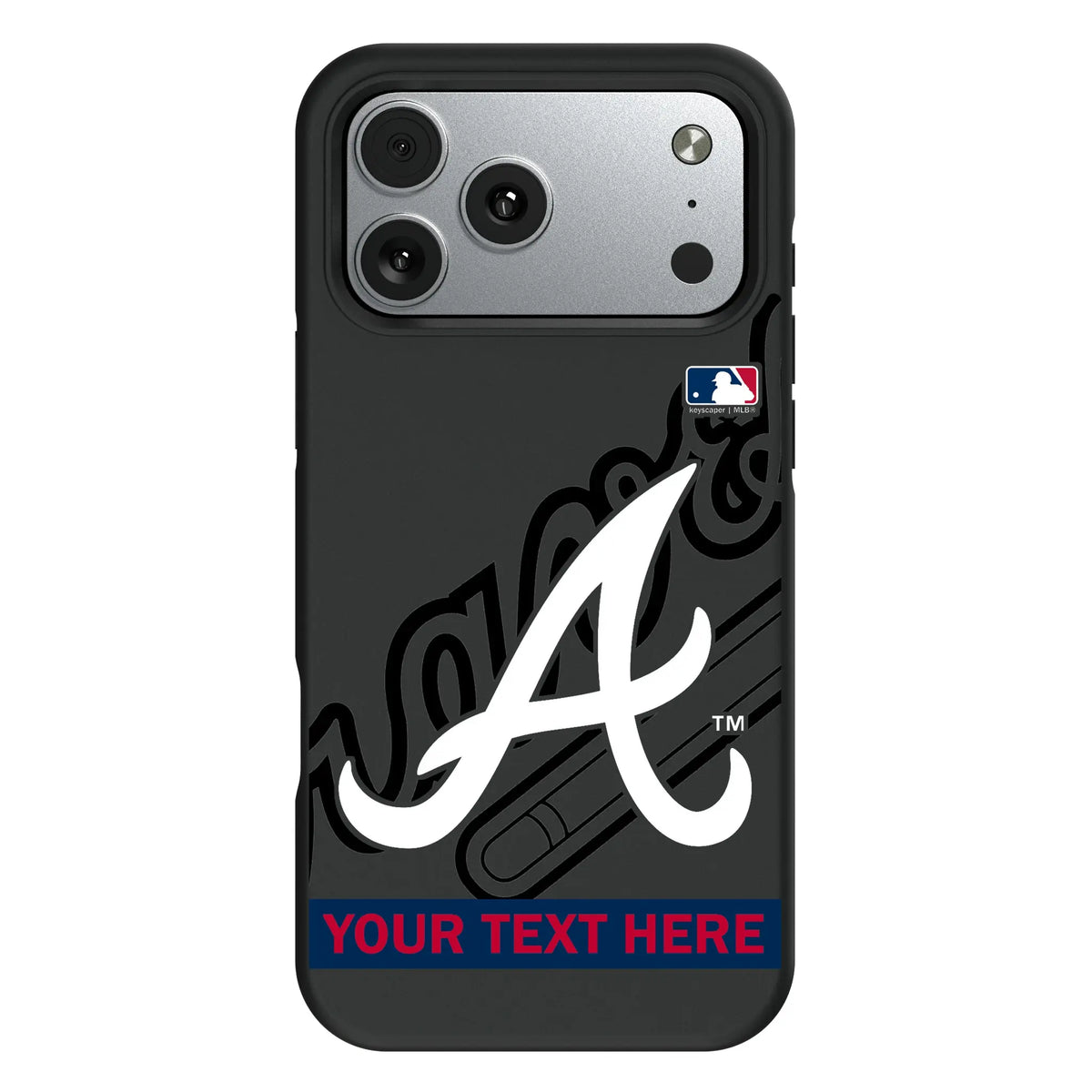 Atlanta Braves Personalized Tilt iPhone Bump Phone Case for Apple iPhone#Device_iPhone 17 Pro Max