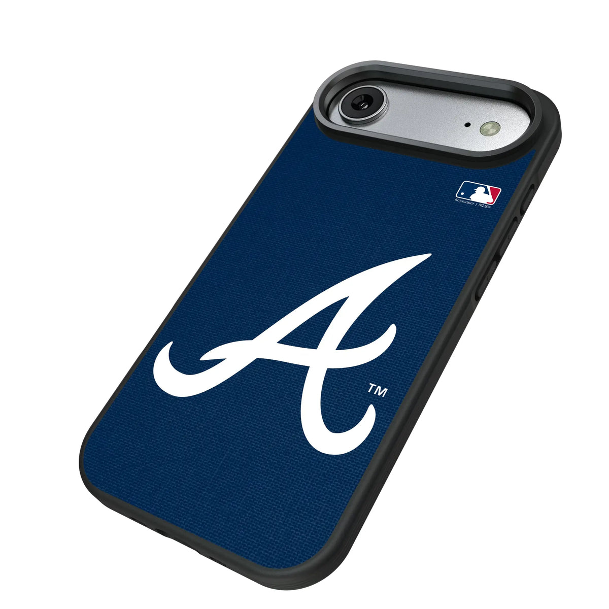 Atlanta Braves Solid iPhone Bump Phone Case for Apple iPhone - Isometric View#Device_iPhone Air