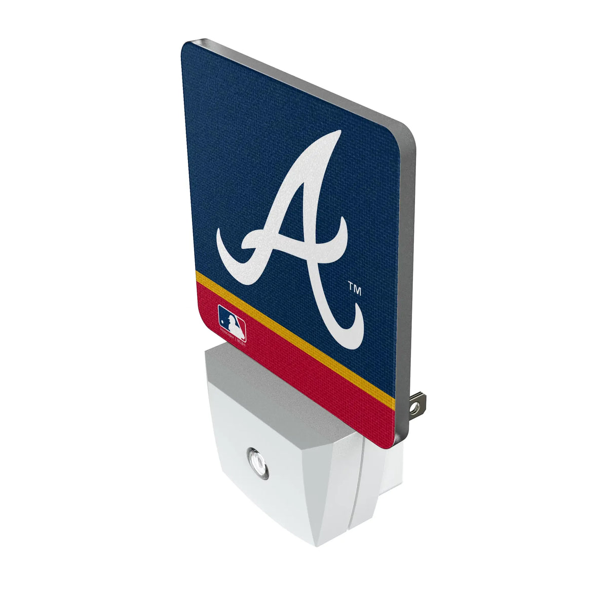 Atlanta Braves Stripe Night Light 2-Pack - Isometric View