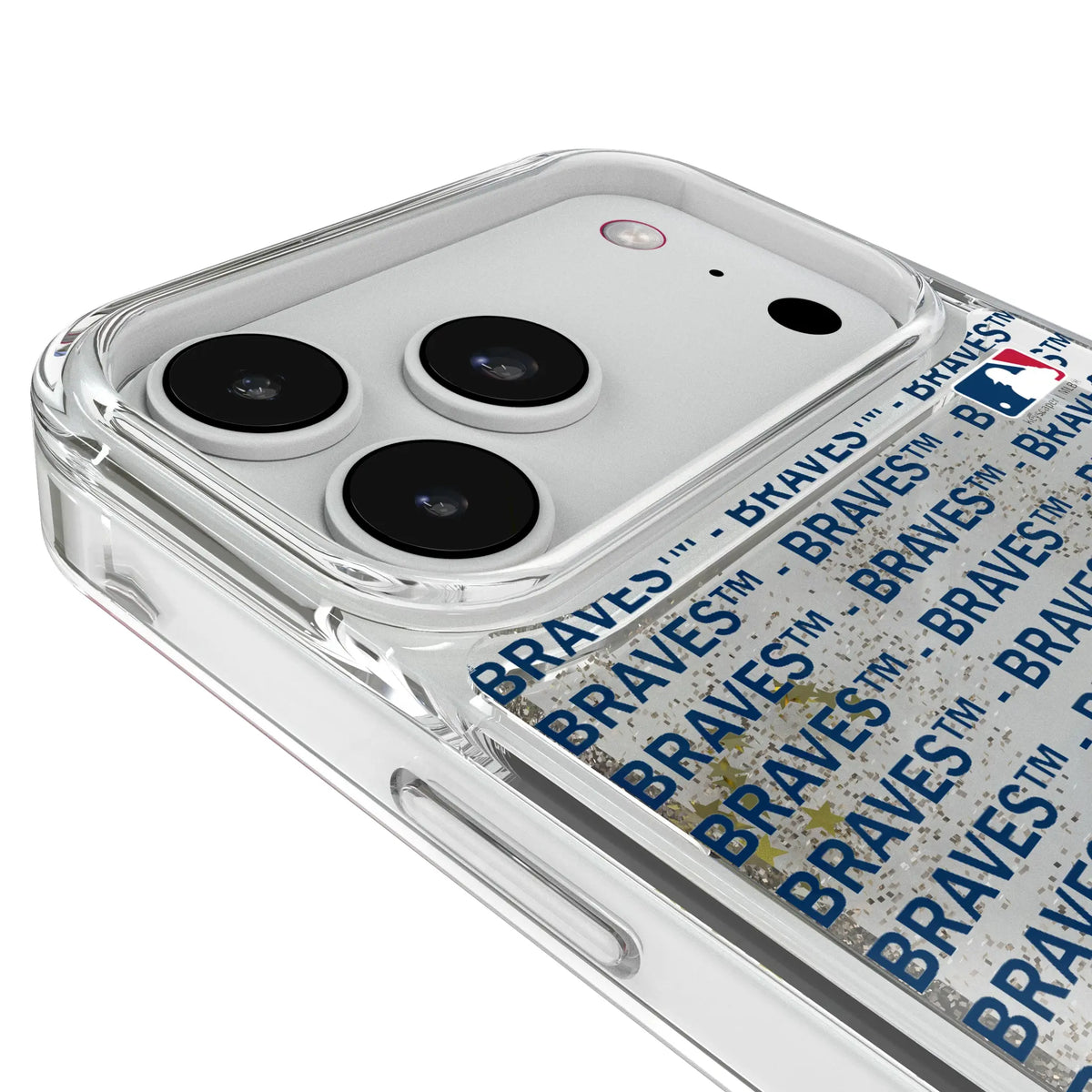 Atlanta Braves Text Backdrop iPhone Glitter Phone Case for Apple iPhone - Detail#Device_iPhone 18 Pro Max