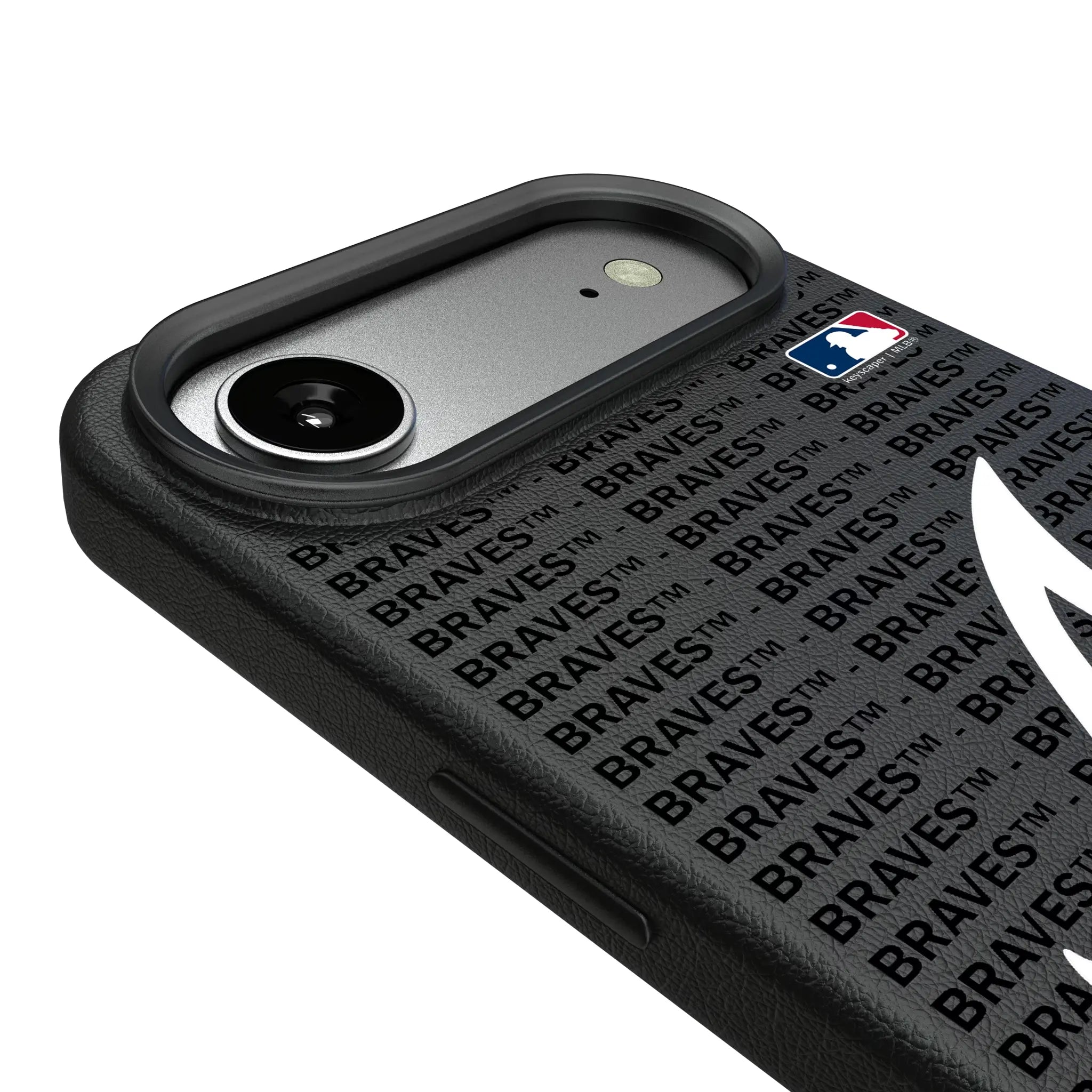Atlanta Braves Text Backdrop iPhone MagSafe Compatible Phone Case for Apple iPhone - Detail#Device_iPhone Air