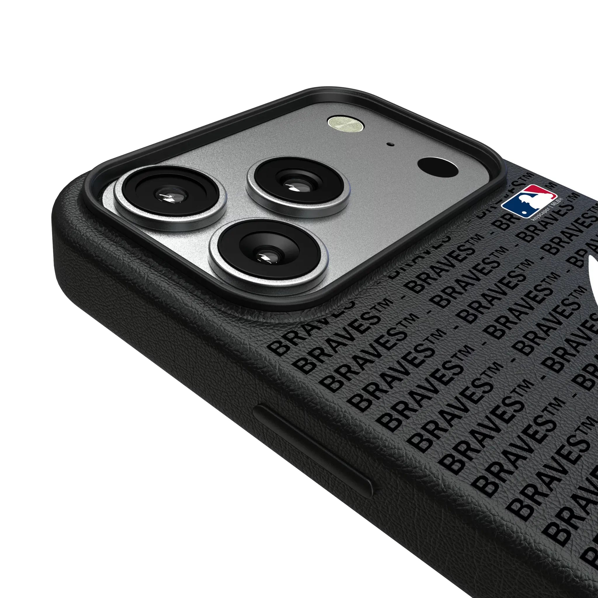 Atlanta Braves Text Backdrop iPhone MagSafe Compatible Phone Case for Apple iPhone - Detail#Device_iPhone 17 Pro