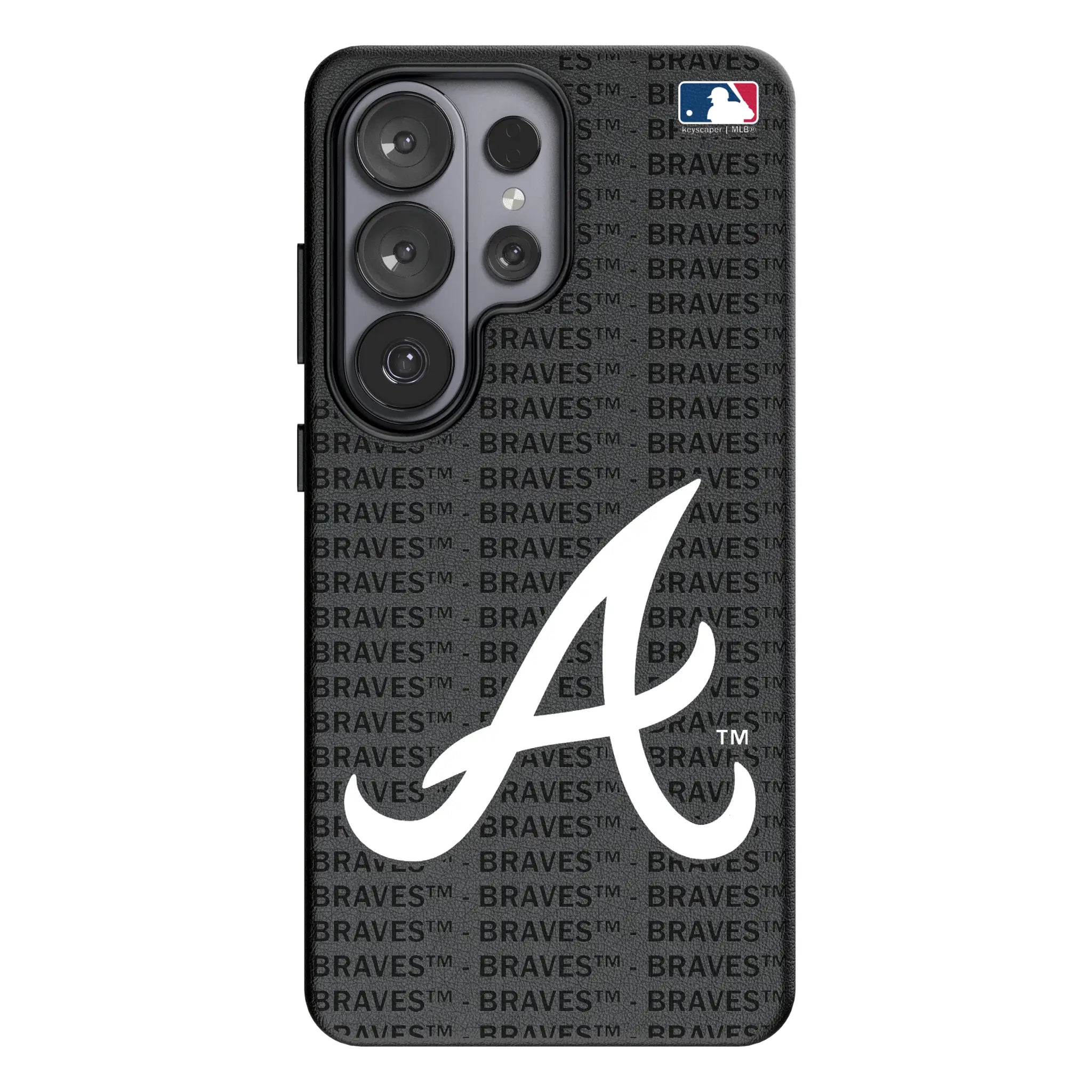 Atlanta Braves Text Backdrop Galaxy MagSafe Compatible Phone Case for Samsung Galaxy#Device_Galaxy S26 Ultra