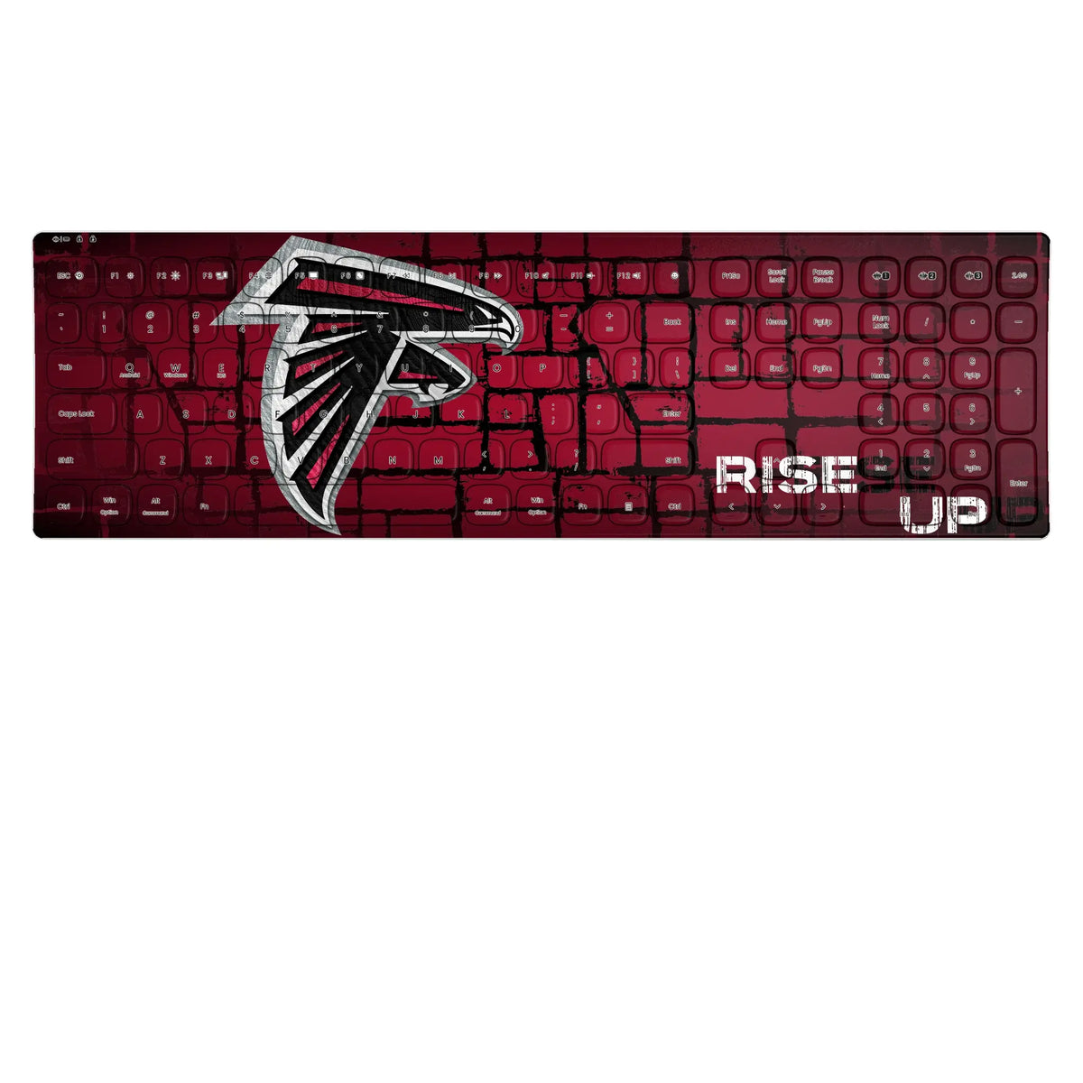 Atlanta Falcons Brick KKB605 Curved Wireless Keyboard