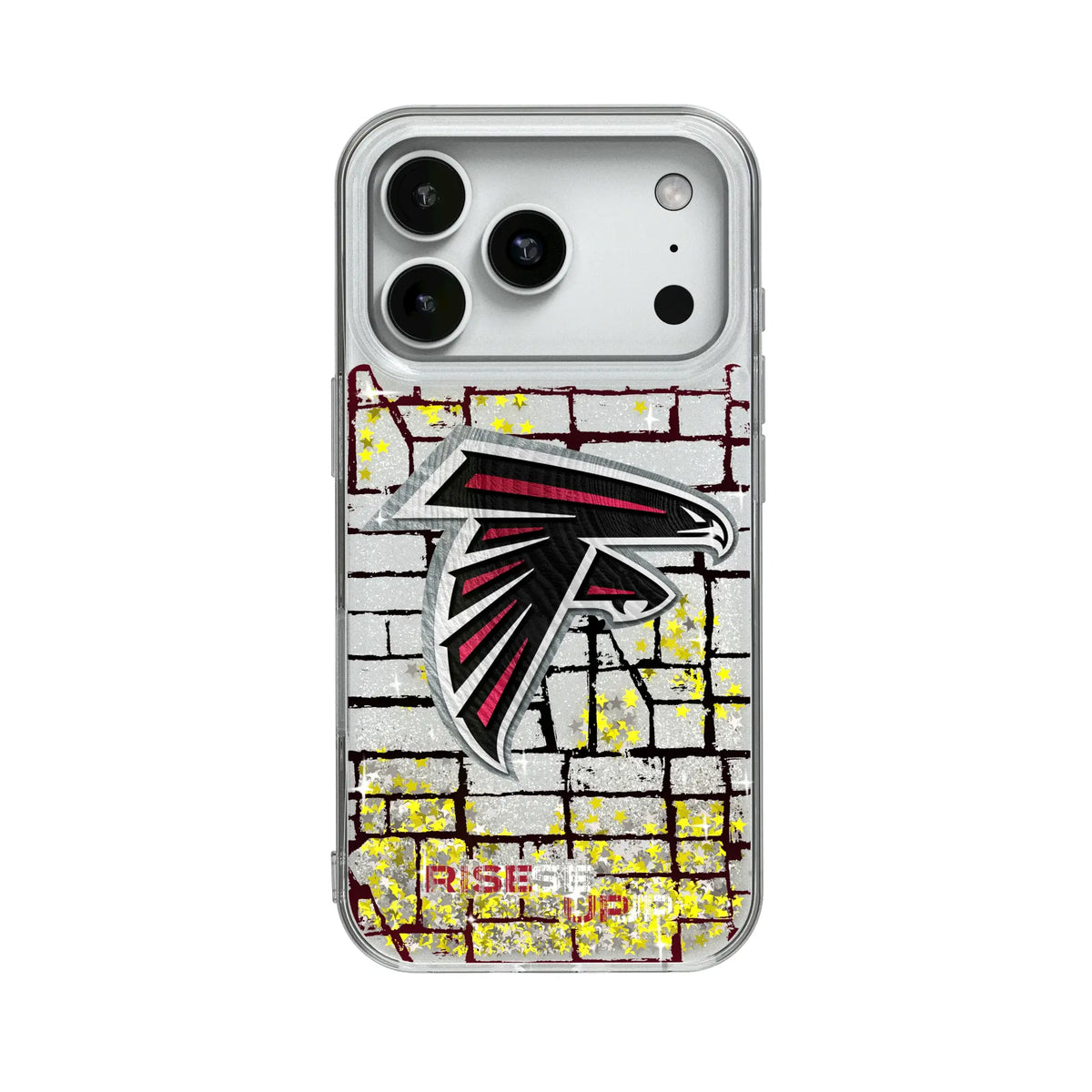 Atlanta Falcons Brick Glitter Phone Case for Apple iPhone