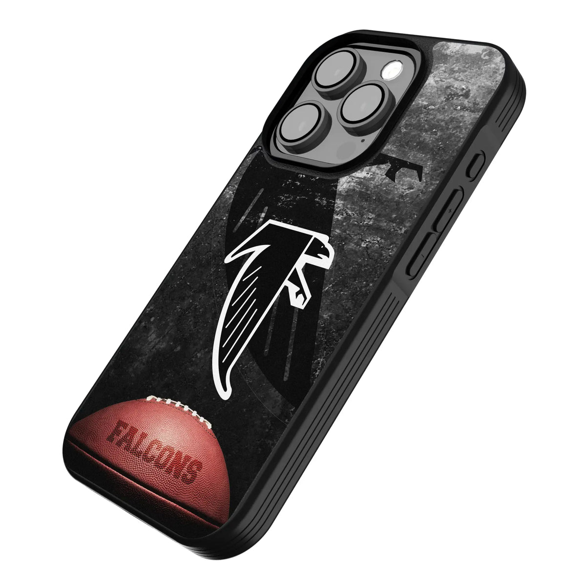Atlanta Falcons Classic Legendary iPhone Bump Phone Case for Apple iPhone - Isometric View