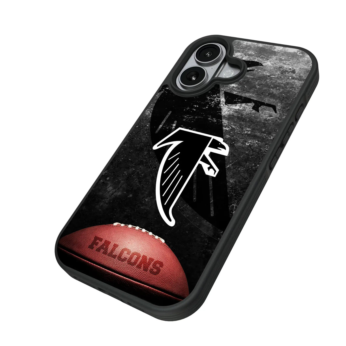 Atlanta Falcons Classic Legendary iPhone Bump Phone Case for Apple iPhone - Isometric View#Device_iPhone 17