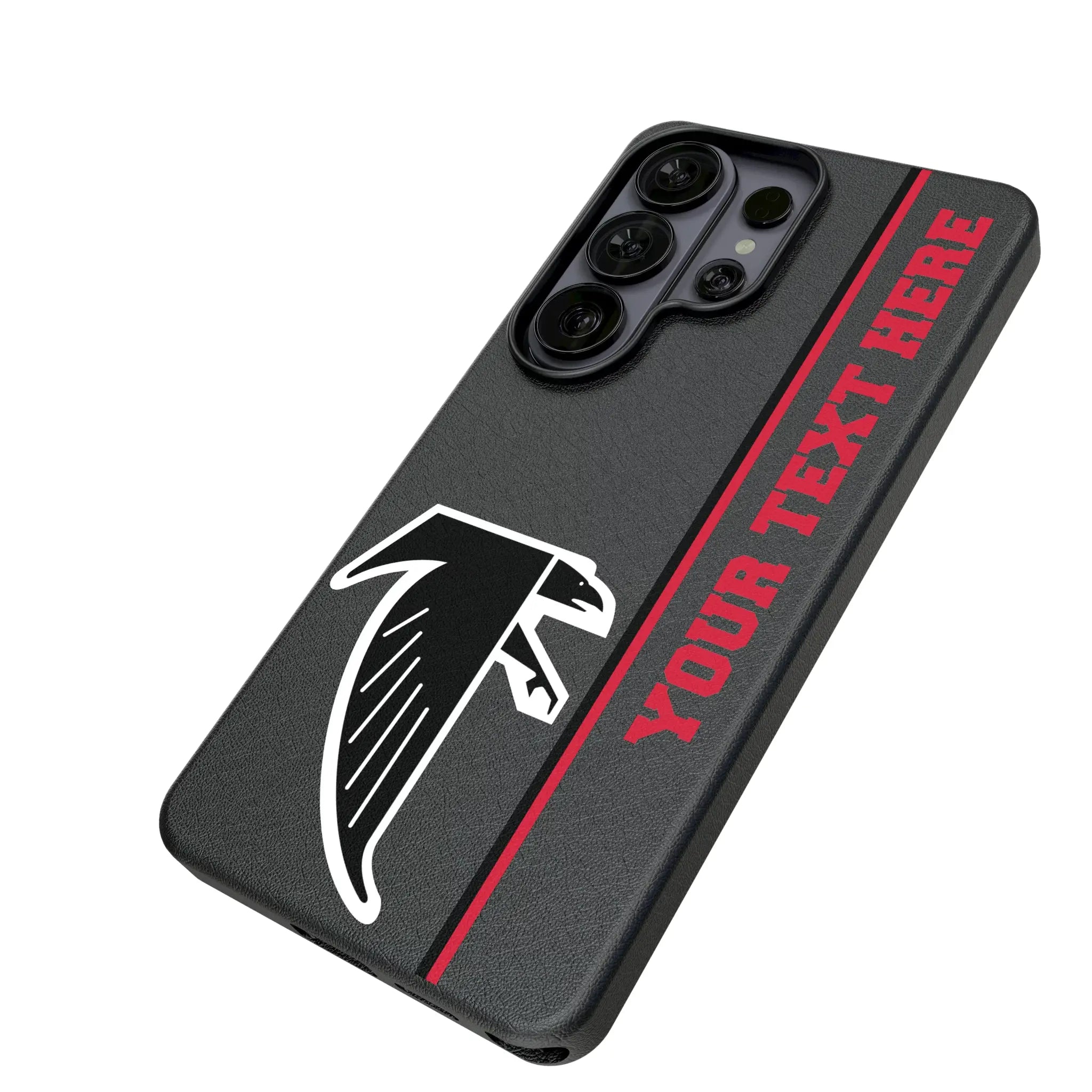 Atlanta Falcons Classic Personalized Sidebard Galaxy MagSafe Compatible Phone Case for Samsung Galaxy - Isometric View#Device_Galaxy S26 Ultra