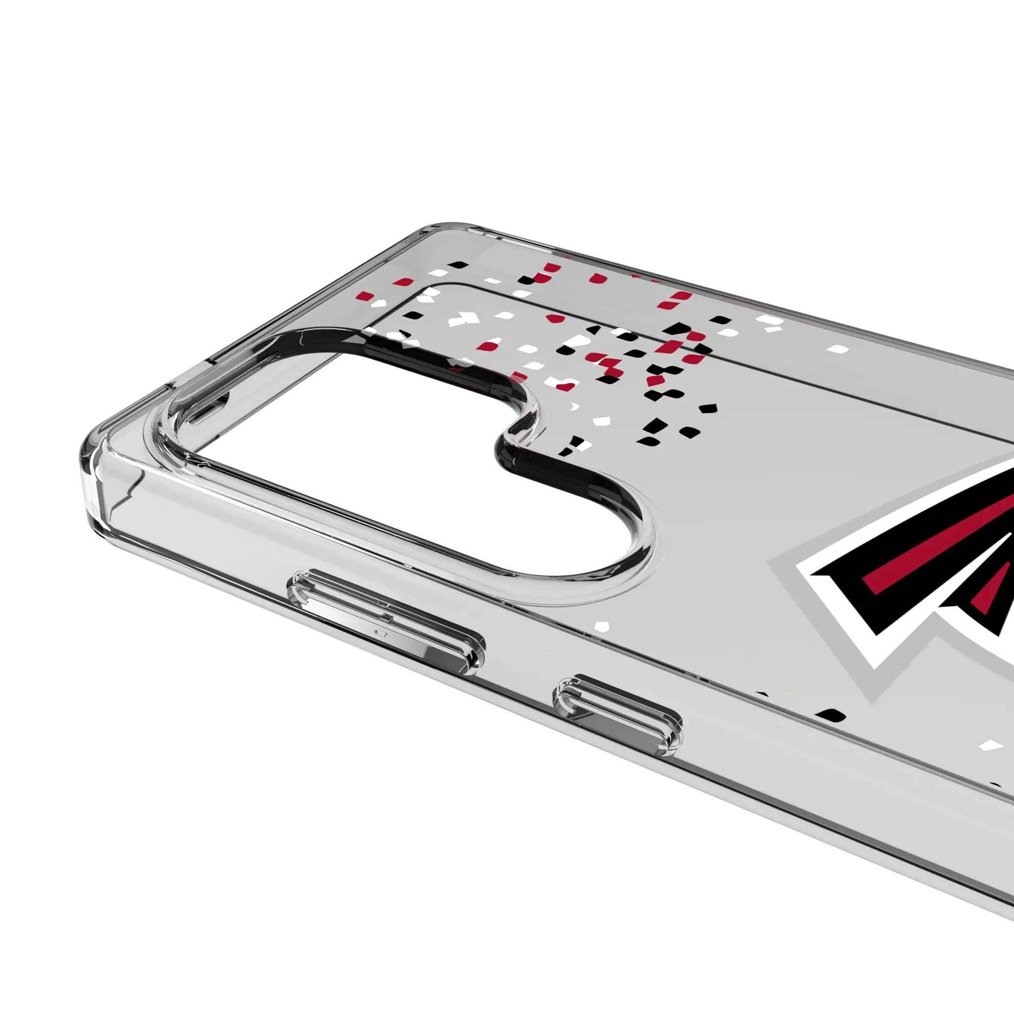 Atlanta Falcons Confetti Galaxy Clear Phone Case for Samsung Galaxy - Detail#Device_Galaxy S25 Ultra