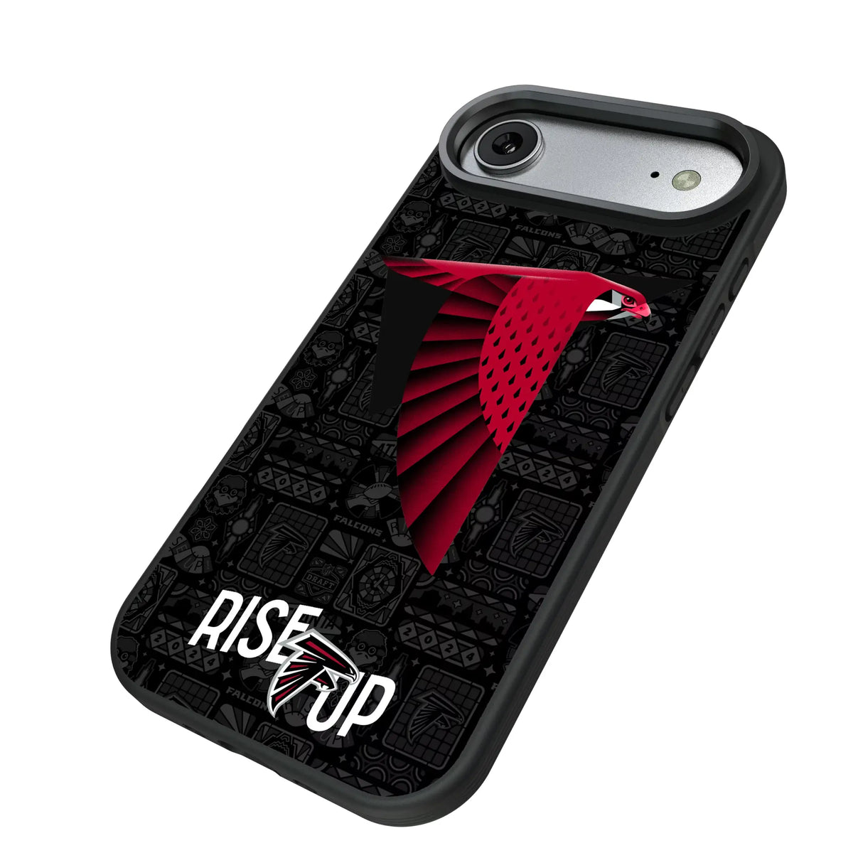 Atlanta Falcons Deco iPhone Bump Phone Case for Apple iPhone - Isometric View#Device_iPhone Air