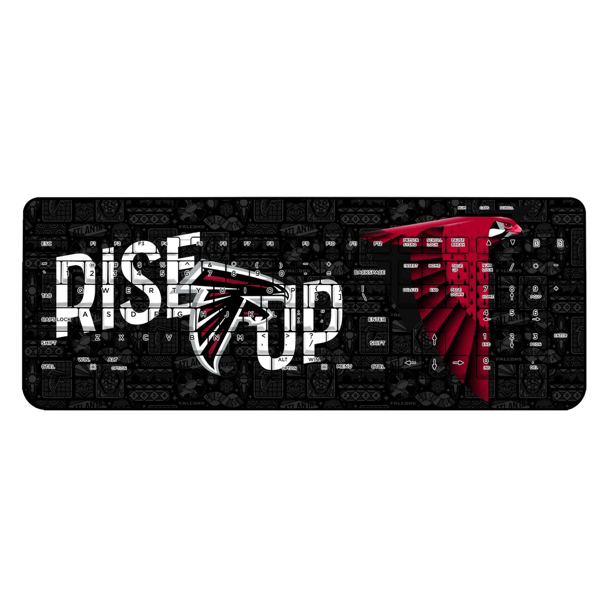 Atlanta Falcons Deco Wireless USB Keyboard