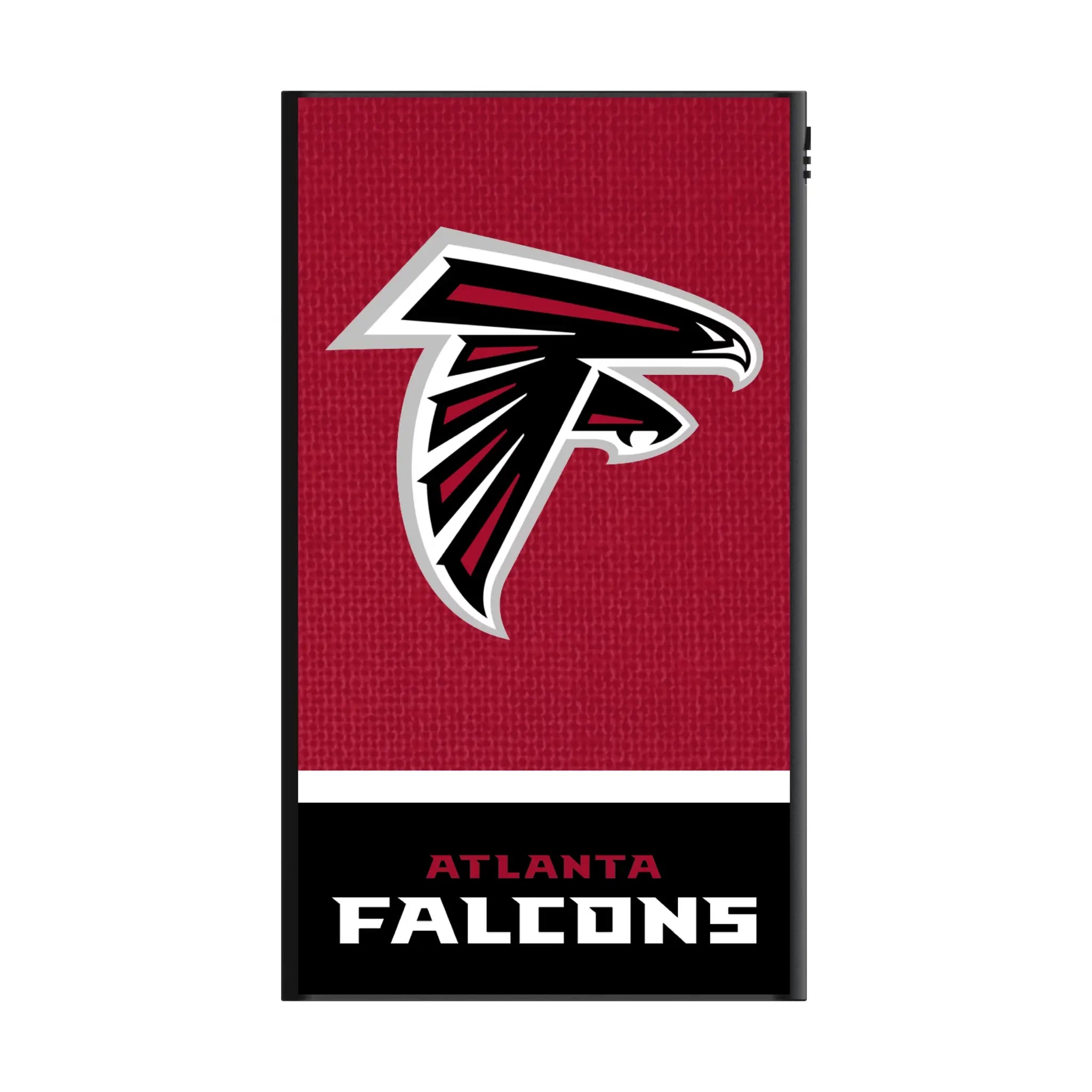 Atlanta Falcons Endzone Solid 5000mAh Flat Power Bank