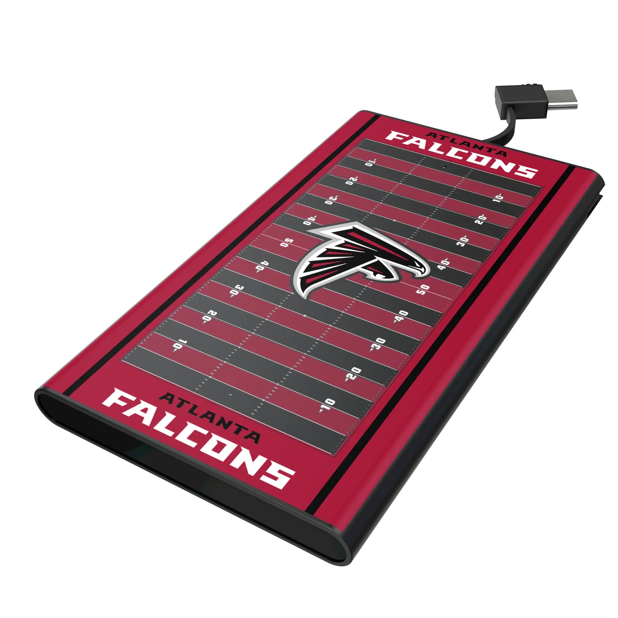 Atlanta Falcons Field 5000mAh Flat Power Bank