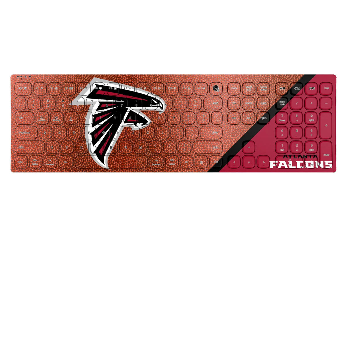 Atlanta Falcons Football KKB605 Curved Wireless Keyboard