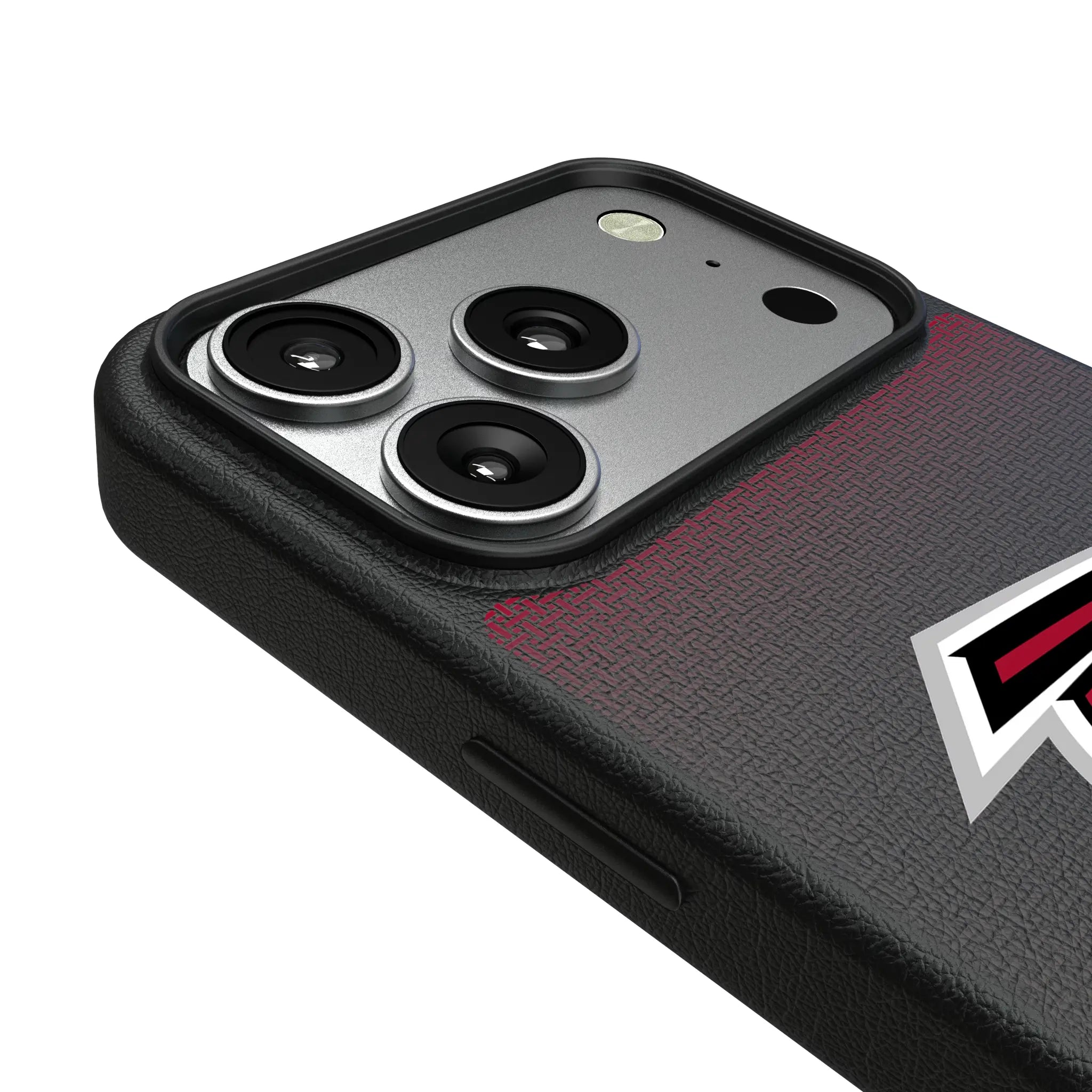 Atlanta Falcons Linen iPhone MagSafe Compatible Phone Case for Apple iPhone - Detail#Device_iPhone 17 Pro