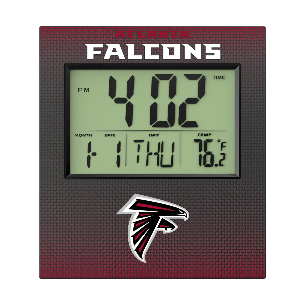 Atlanta Falcons Linen Wall Clock