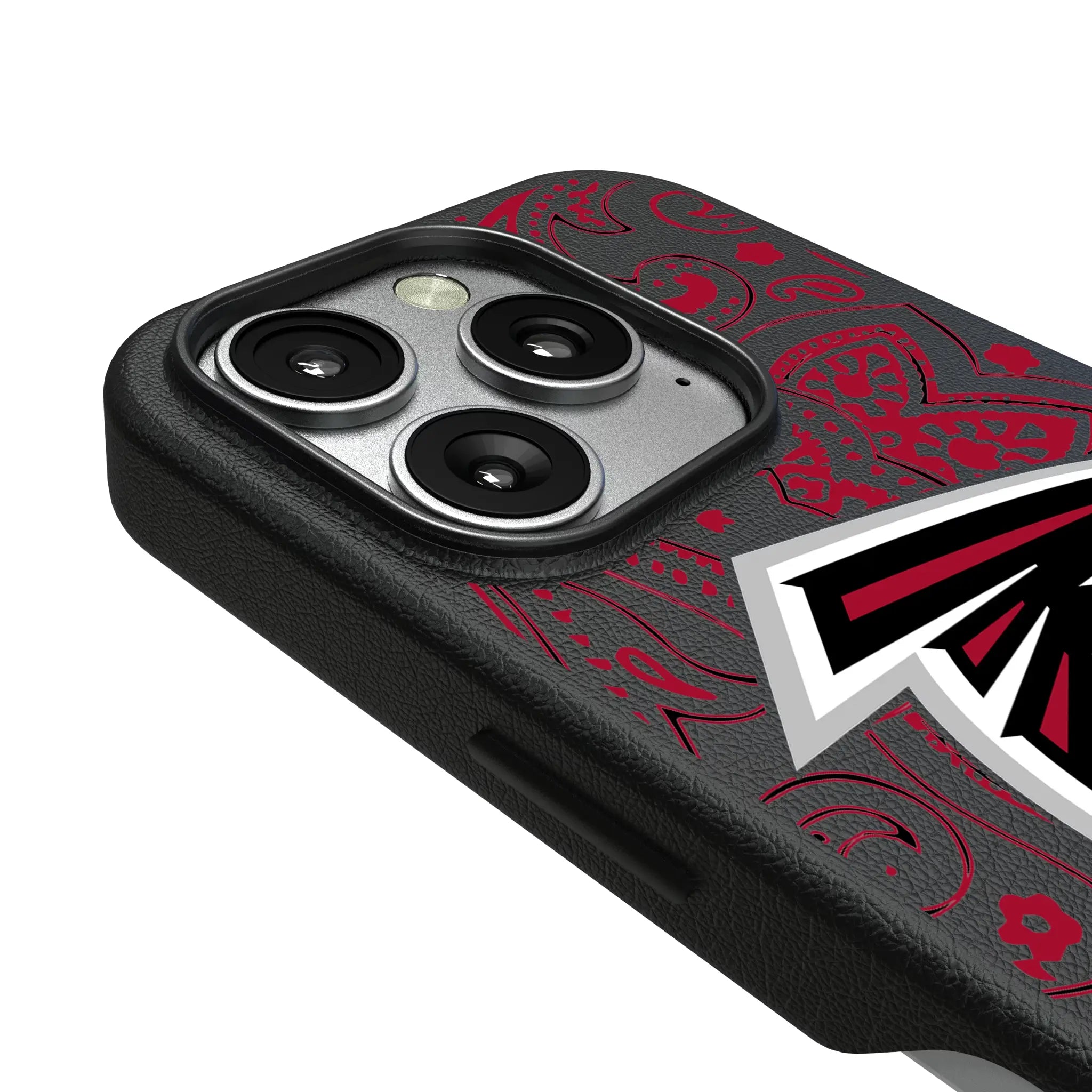 Atlanta Falcons Paisley iPhone MagSafe Compatible Phone Case for Apple iPhone - Detail