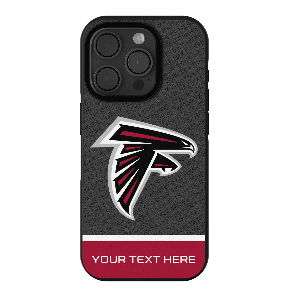 Atlanta Falcons Personalized EndZone Plus iPhone Bump Phone Case for Apple iPhone
