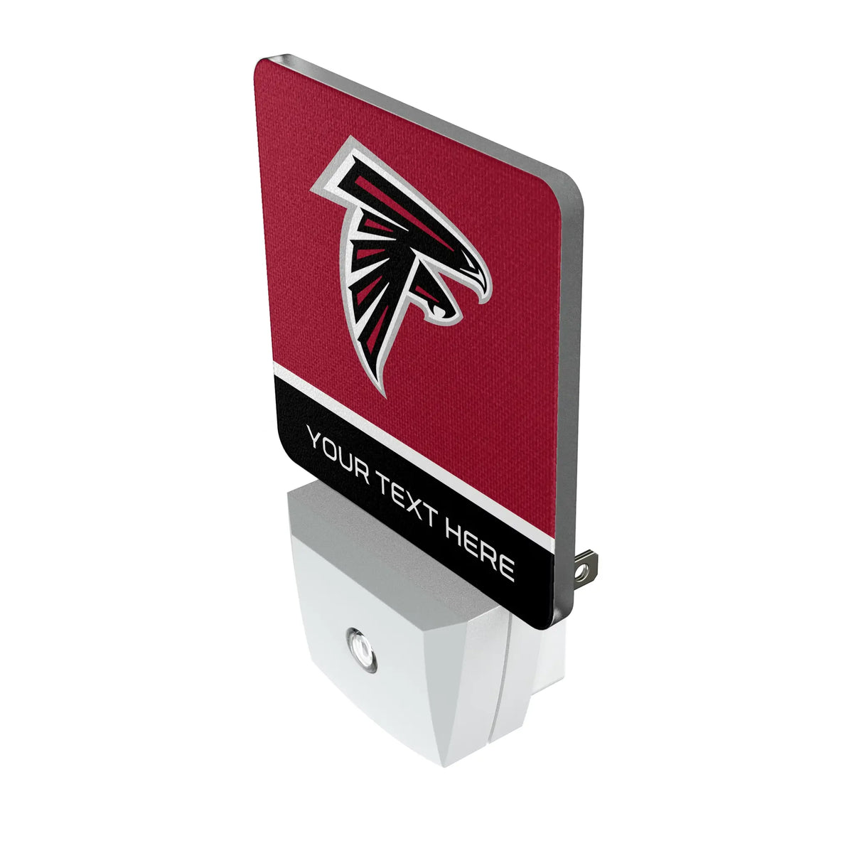 Atlanta Falcons Personalized Endzone Solid Night Light 2-Pack - Isometric View