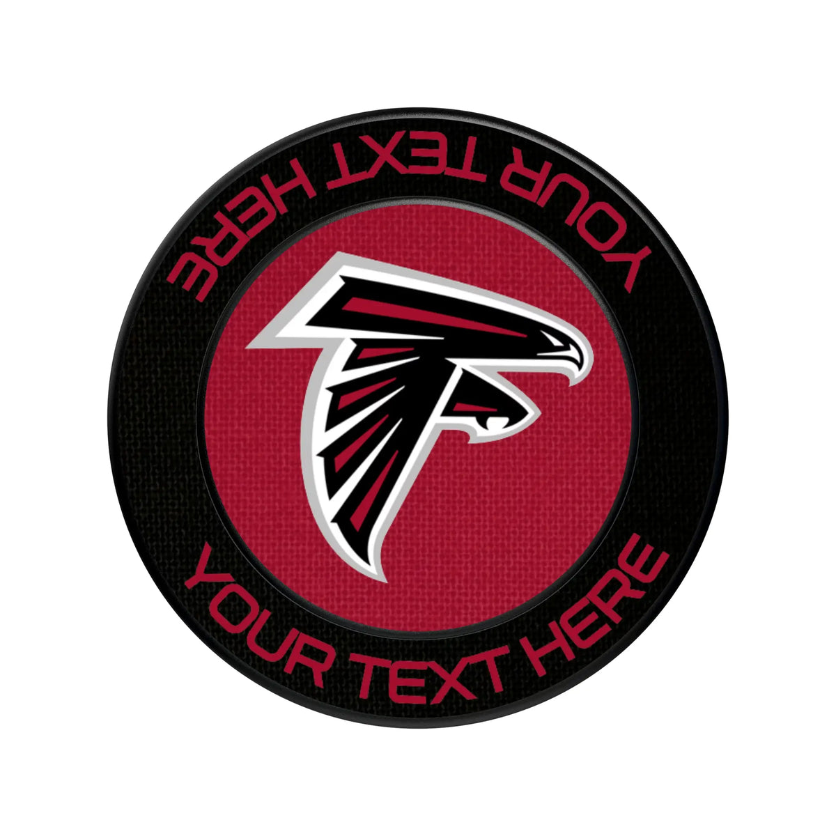 Atlanta Falcons Personalized Endzone Solid Popsockets Round Magnetic